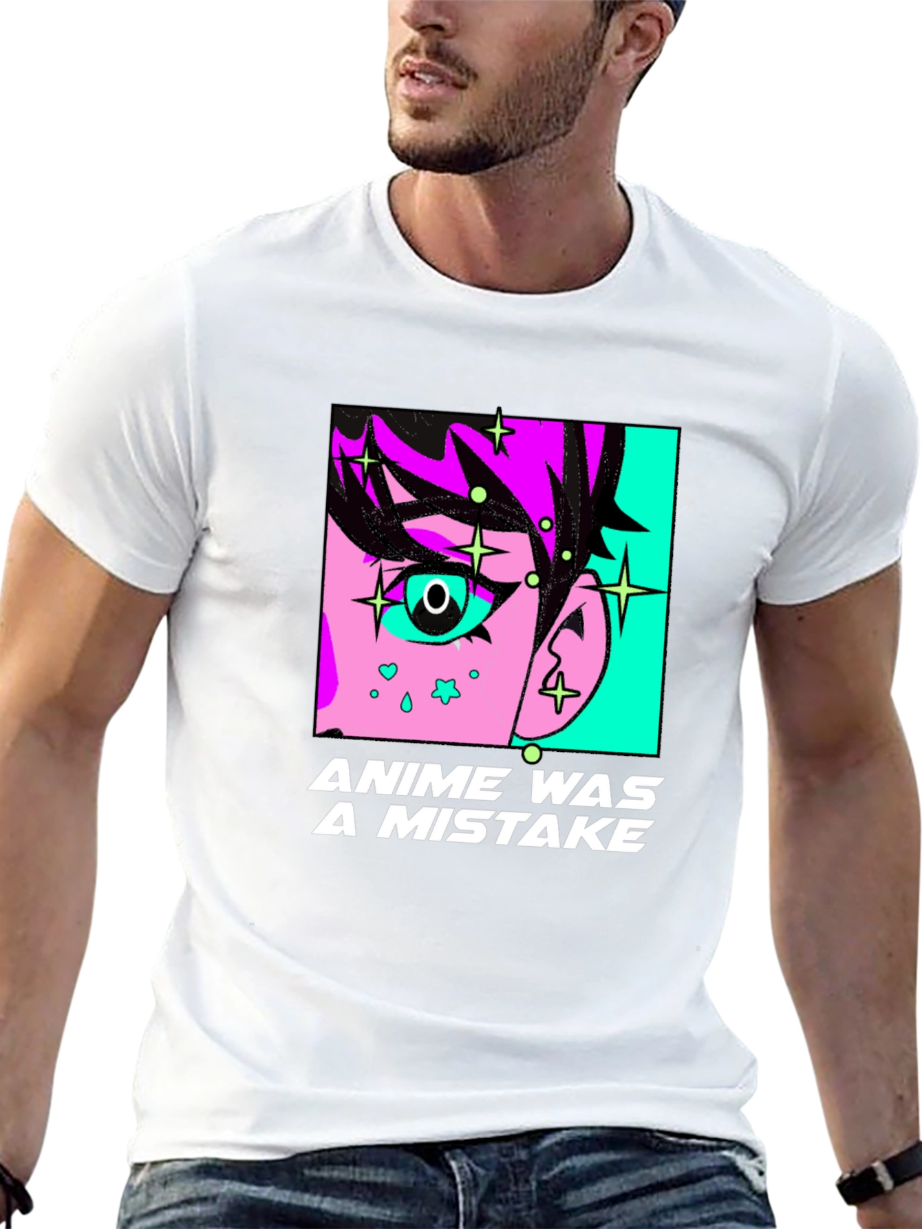 Anime Mistake Graphic T-Shirt