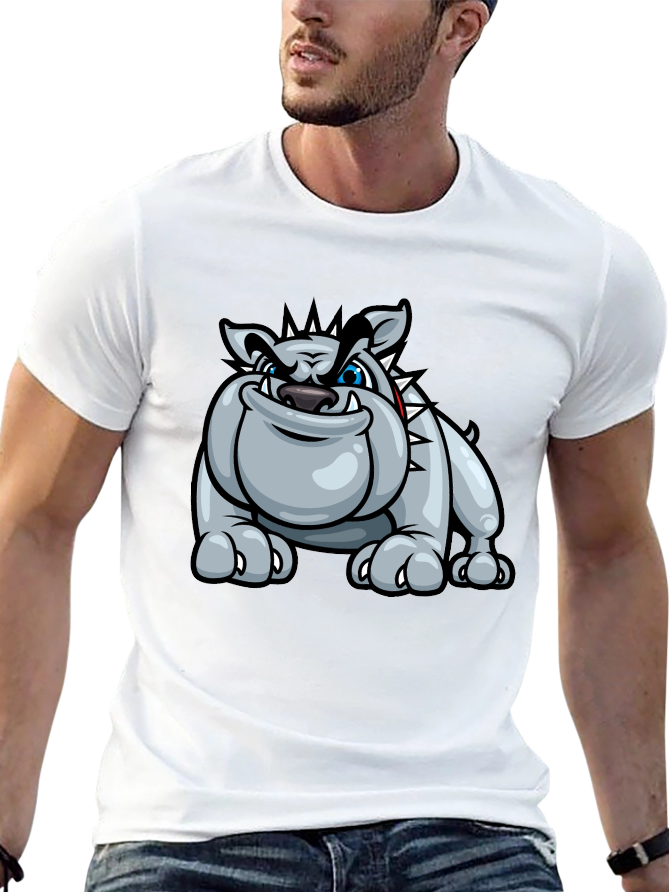 Bulldog Graphic T-Shirt