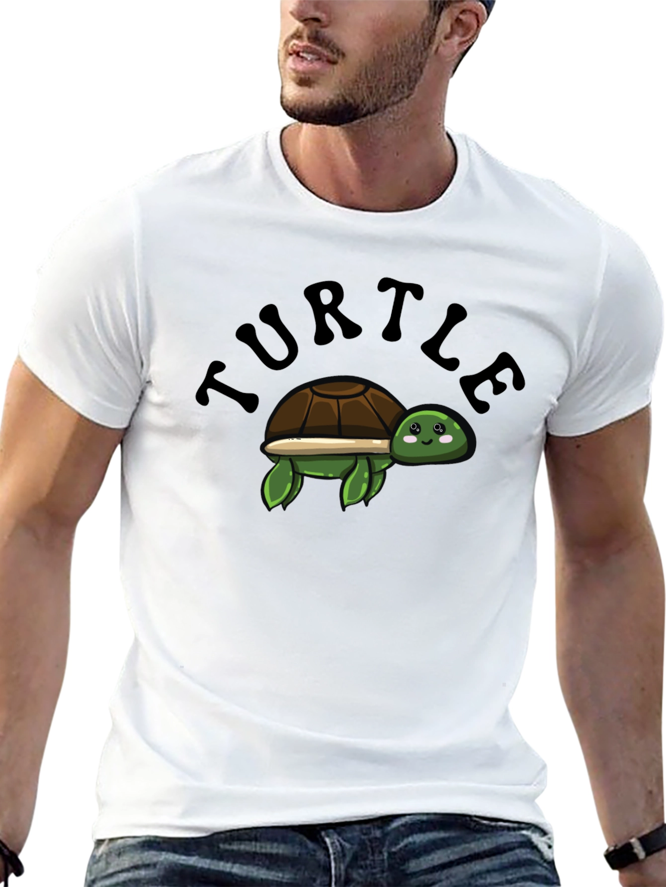 Turtle Cartoon T-Shirt - Comfortable & Stylish Tee