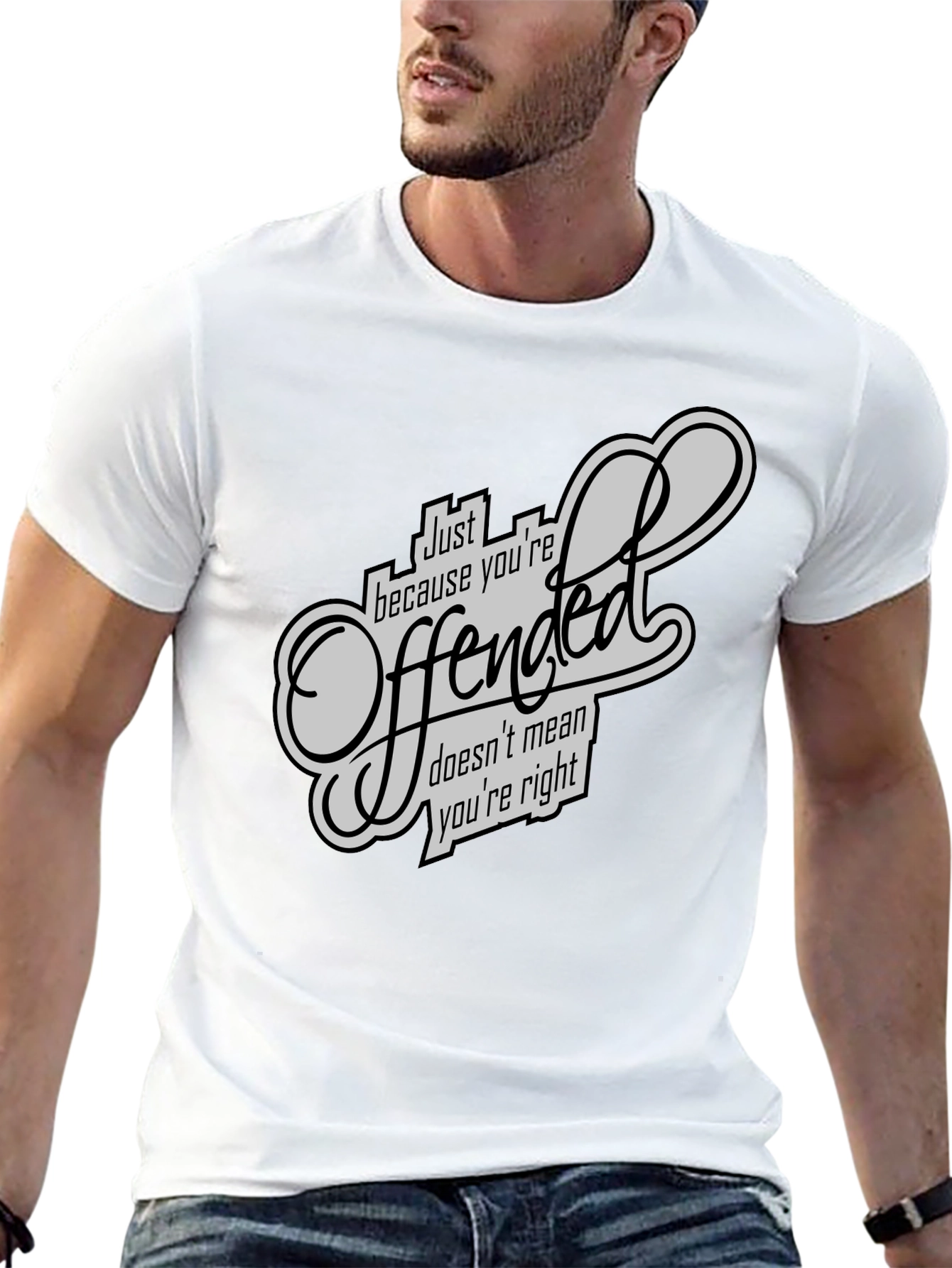 Offended T-Shirt - Funny Sarcastic Graphic Tee