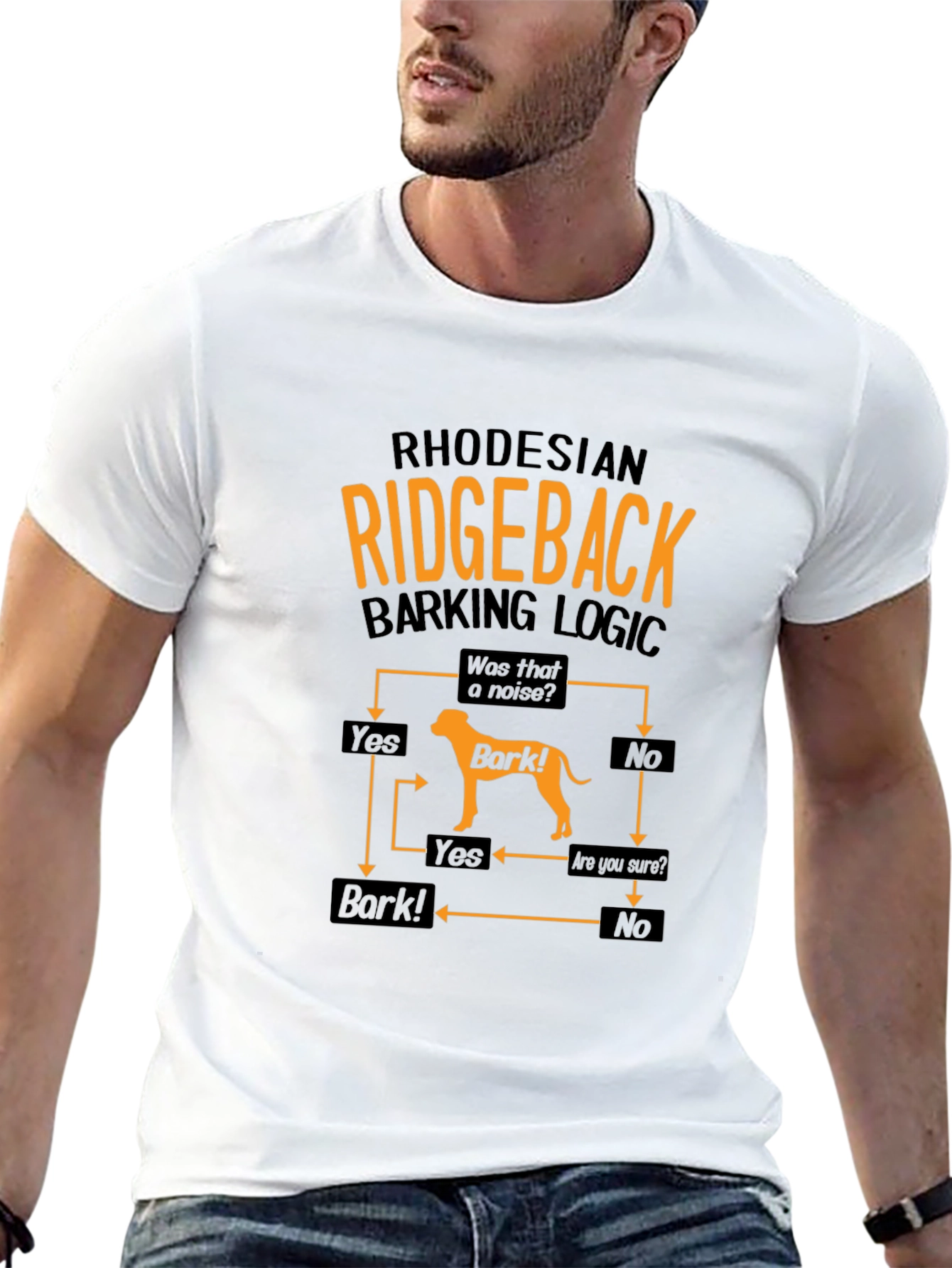Rhodesian Ridgeback Barking Logic T-Shirt