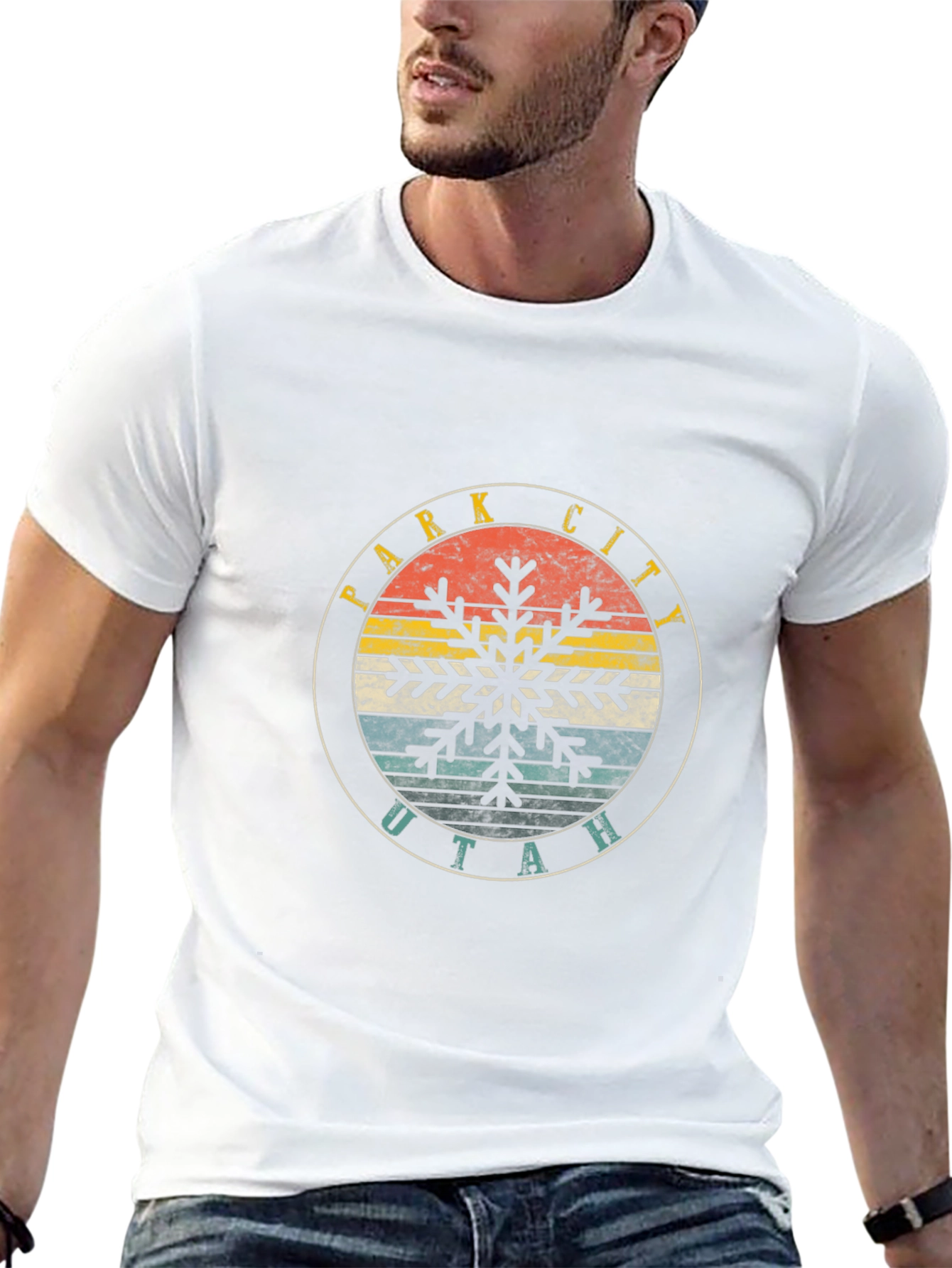 Park City Utah Snowflake T-Shirt