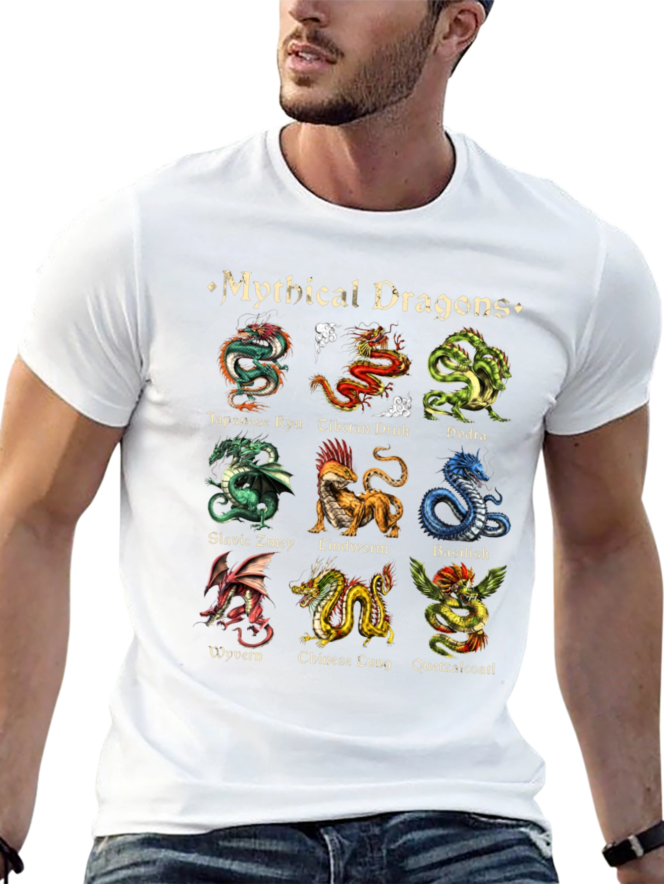 Mythical Dragons Graphic T-Shirt