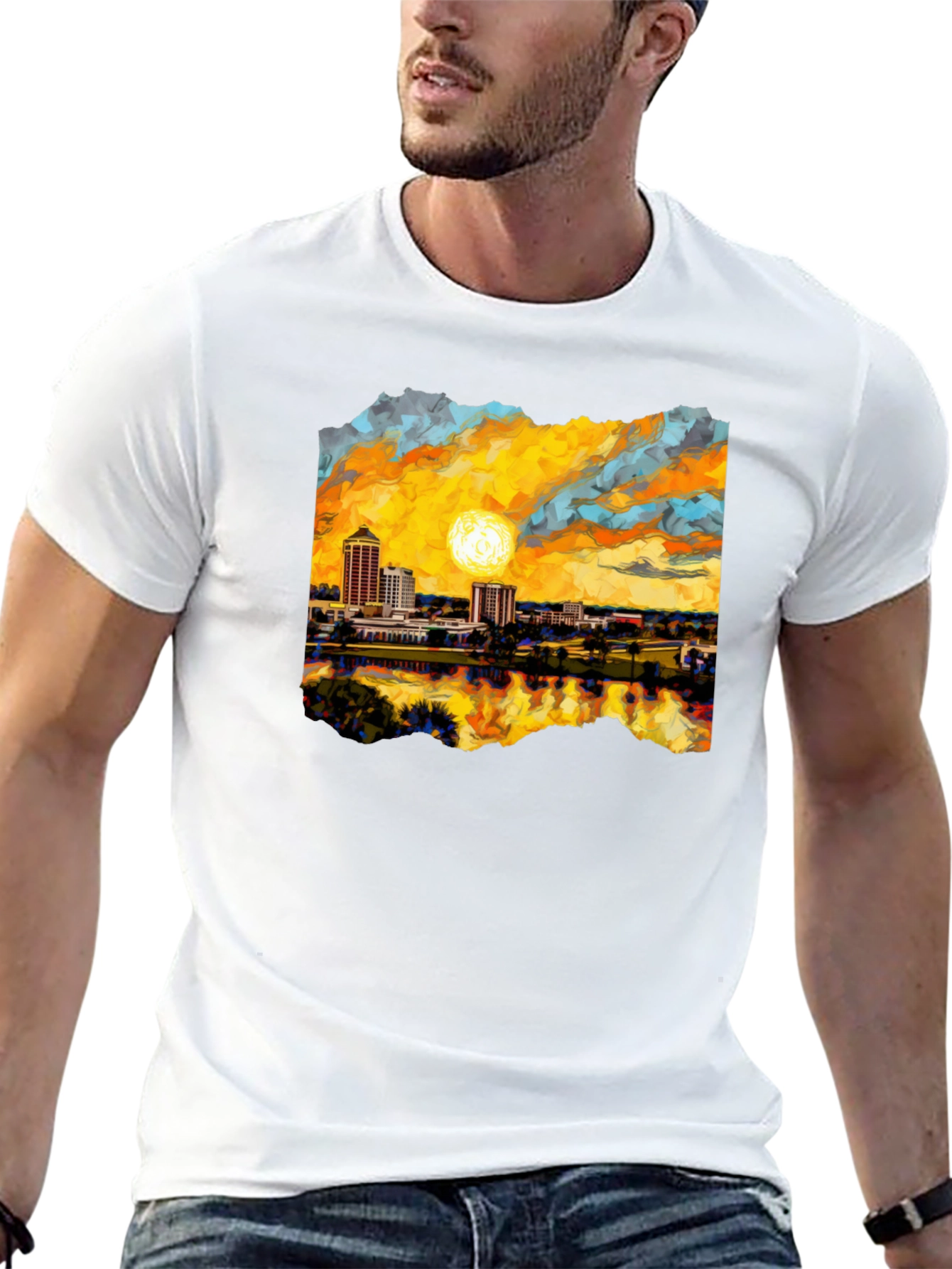 Jacksonville Florida Skyline T-Shirt