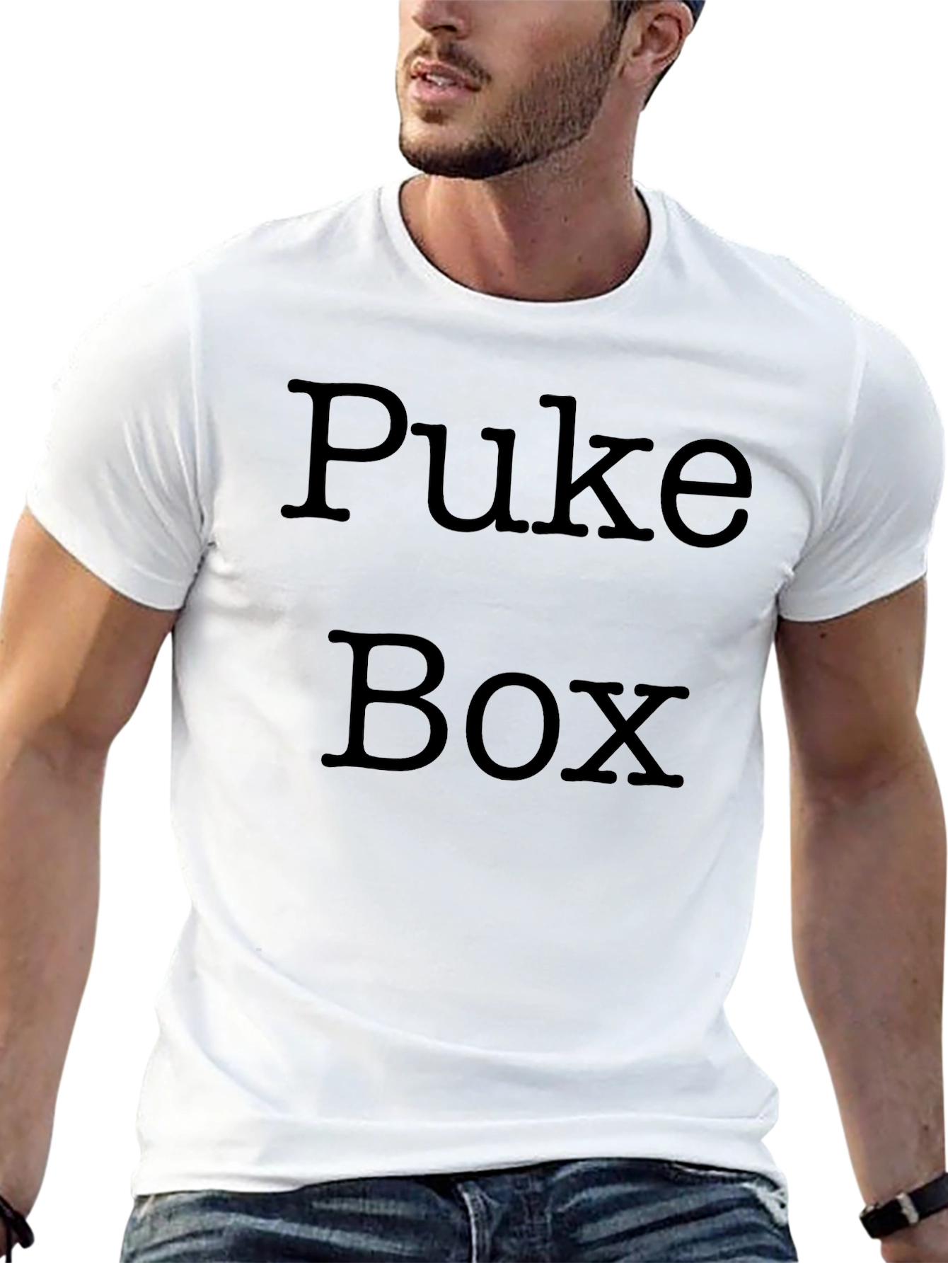 Puke Box Graphic Tee - Bold Statement T-Shirt