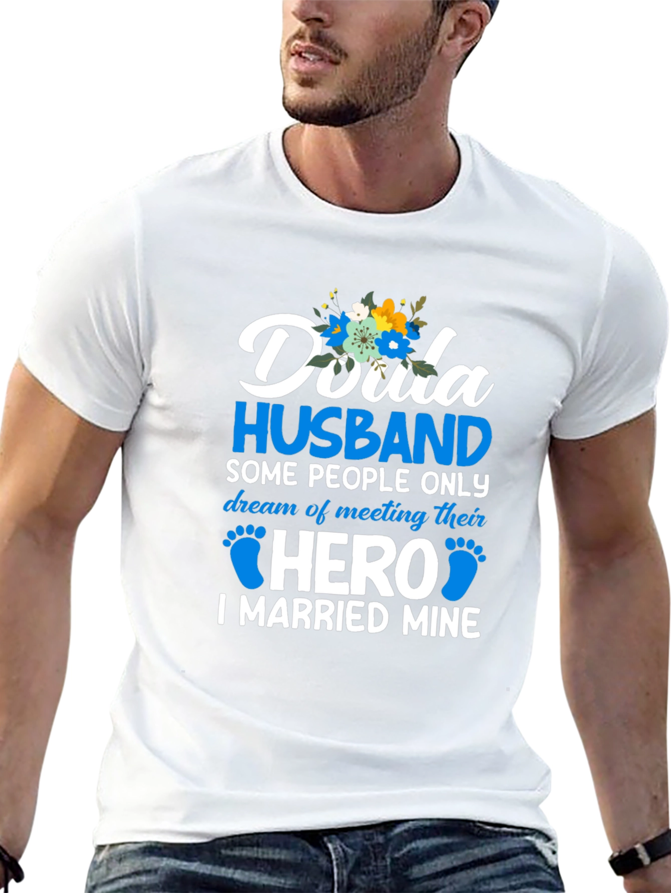 Doula Husband Hero T-Shirt