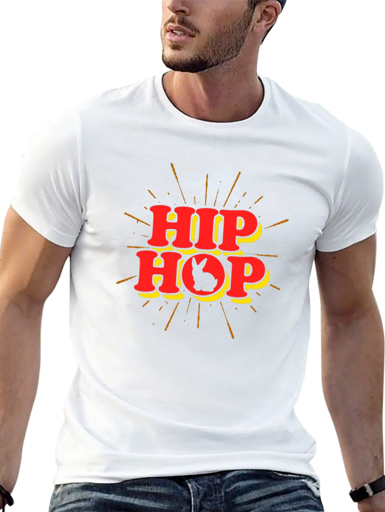 Hip Hop Easter Bunny T-Shirt - Mens