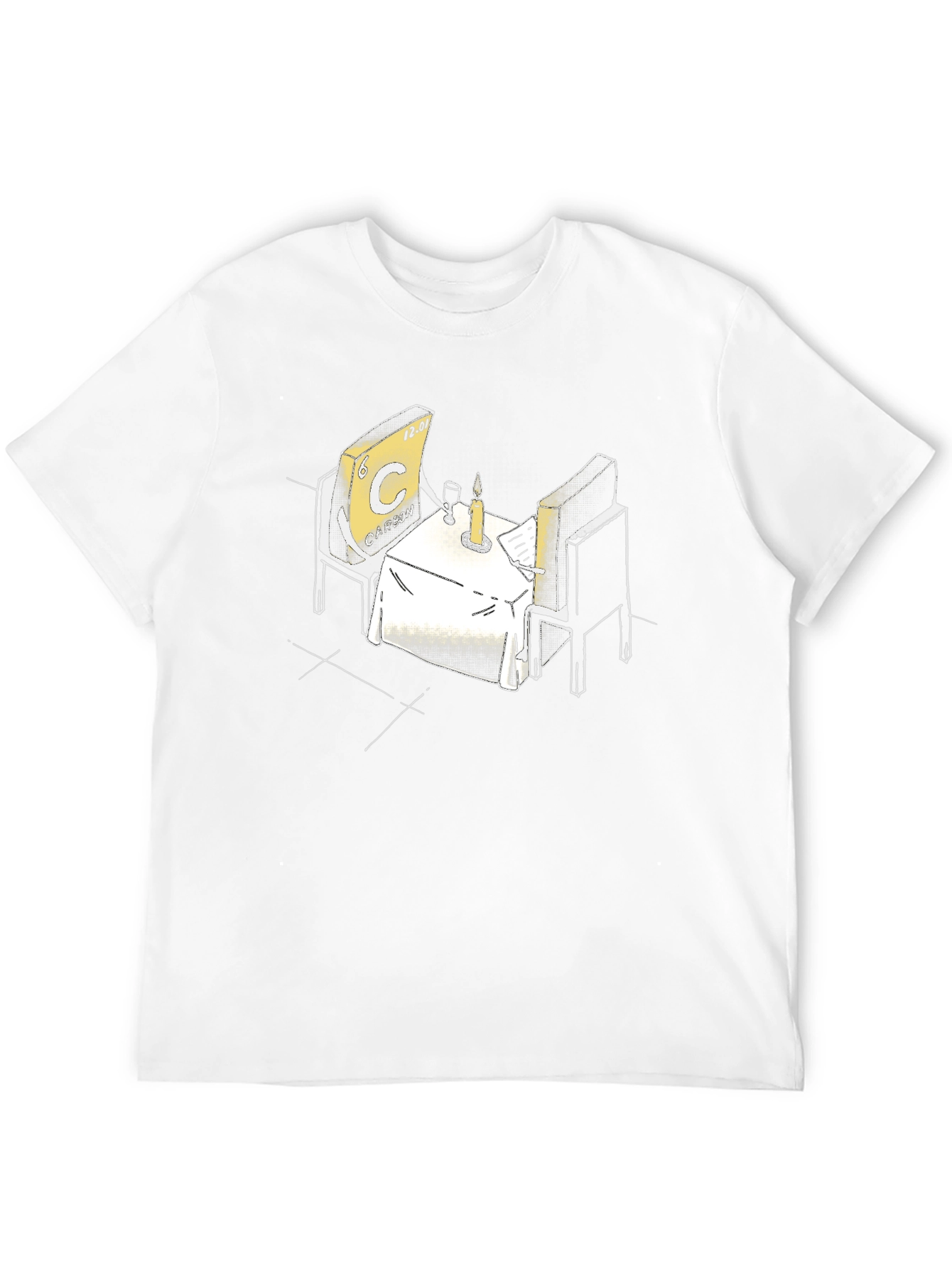 Carbon Chemistry Dinner Humor T-Shirt