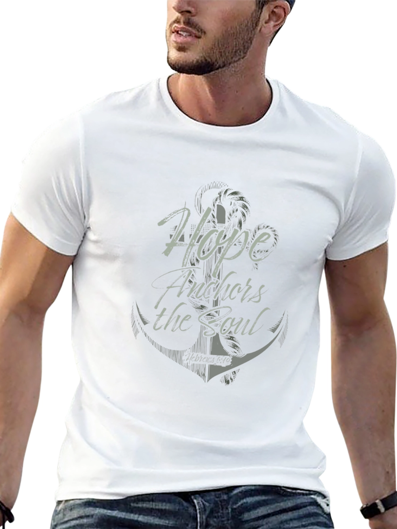 Hope Anchors the Soul Graphic T-Shirt - Mens