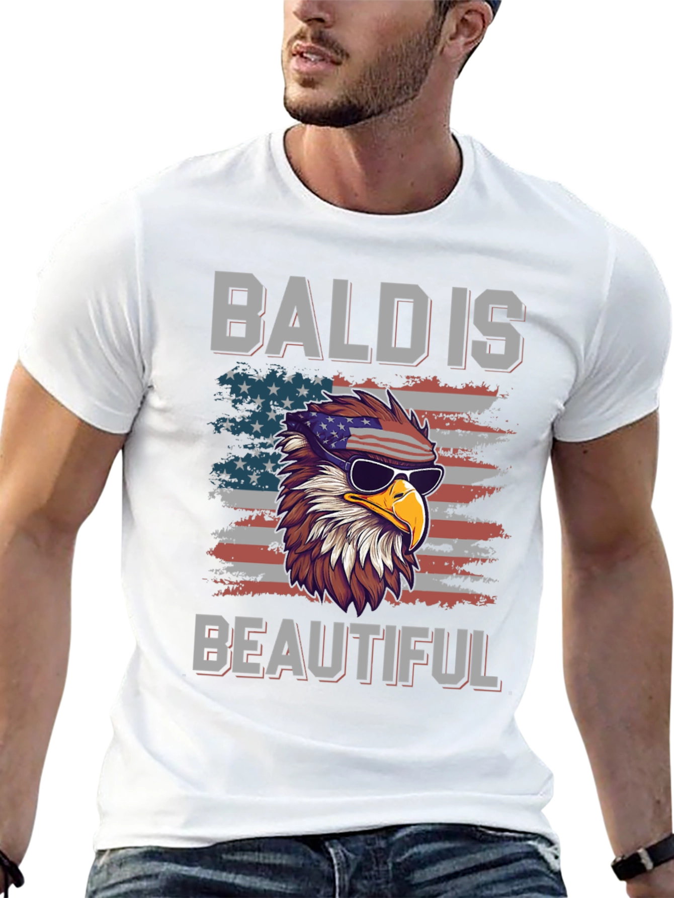 Bald is Beautiful Eagle T-Shirt