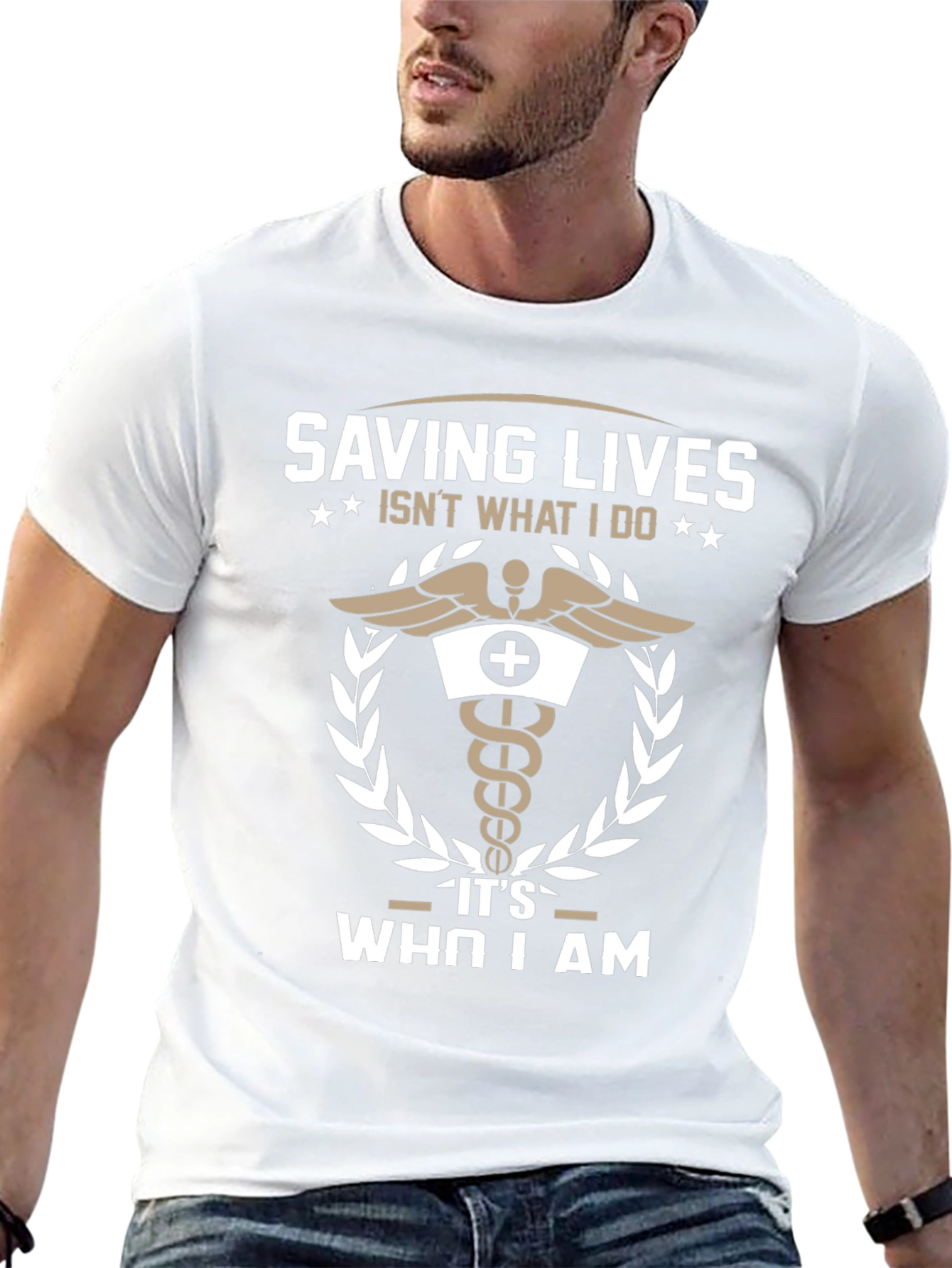 Saving Lives Graphic T-Shirt - Unisex