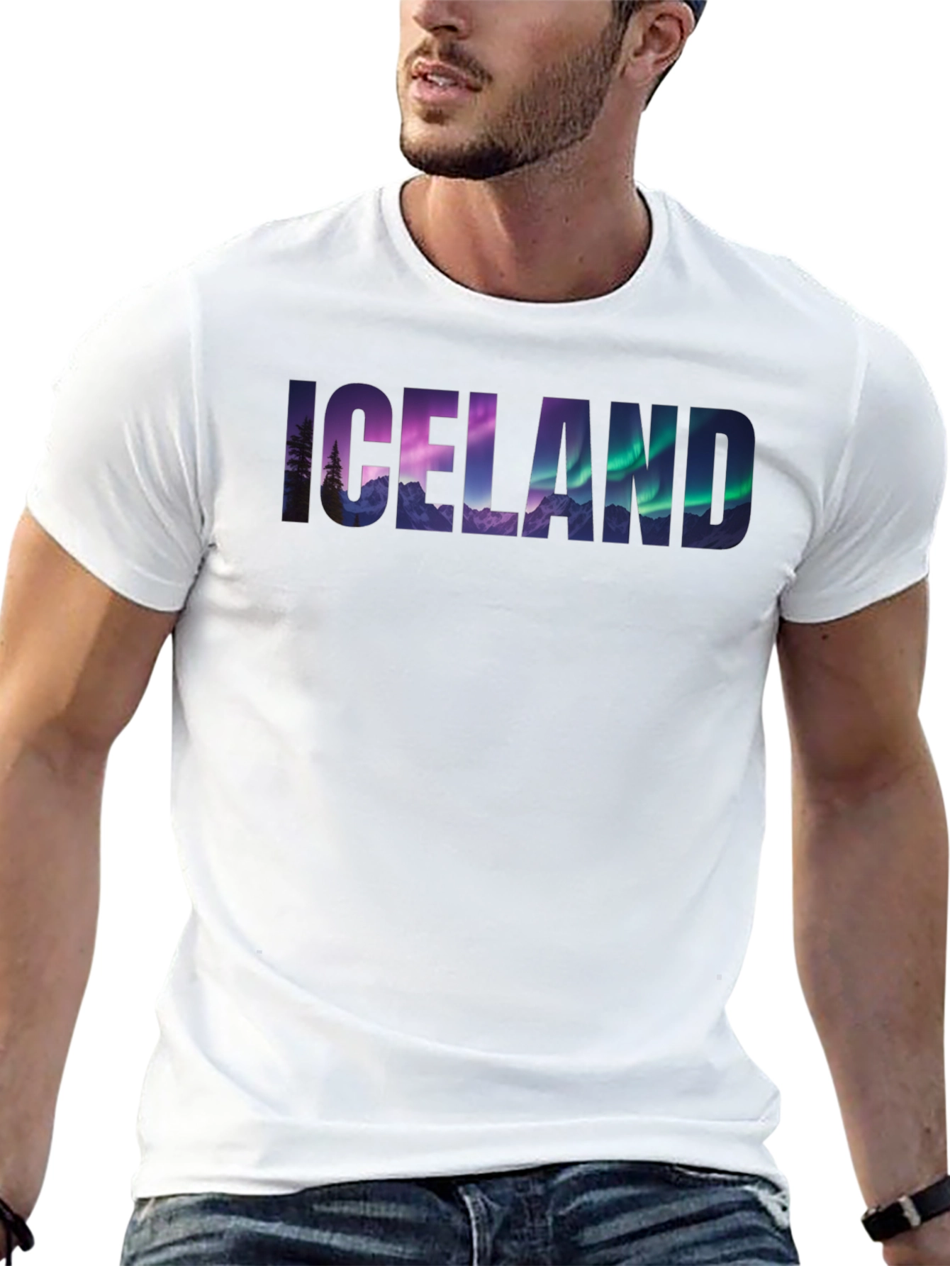 Iceland Landscape Graphic T-Shirt
