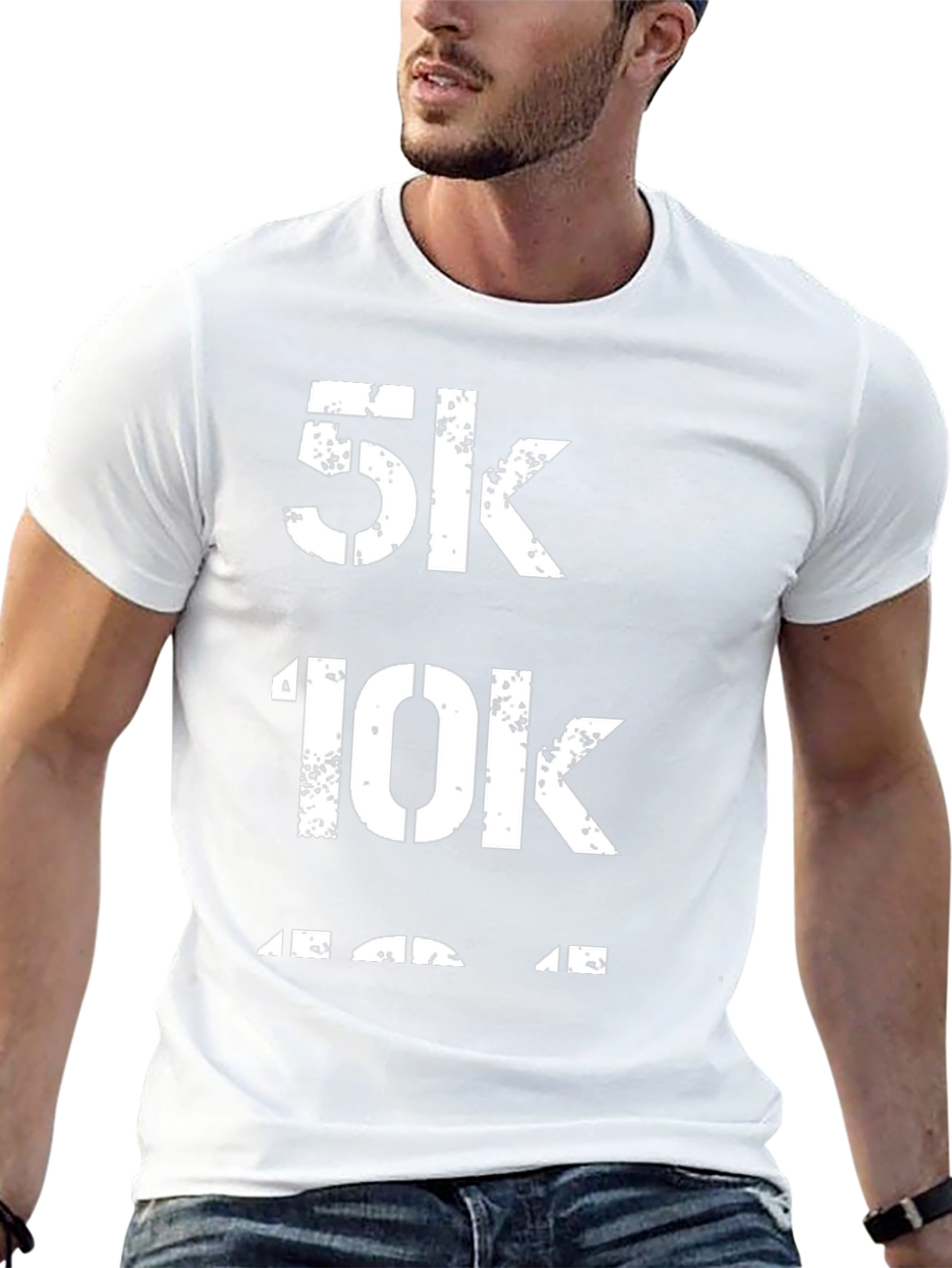 5K 10K 13.1K Black Running T-Shirt