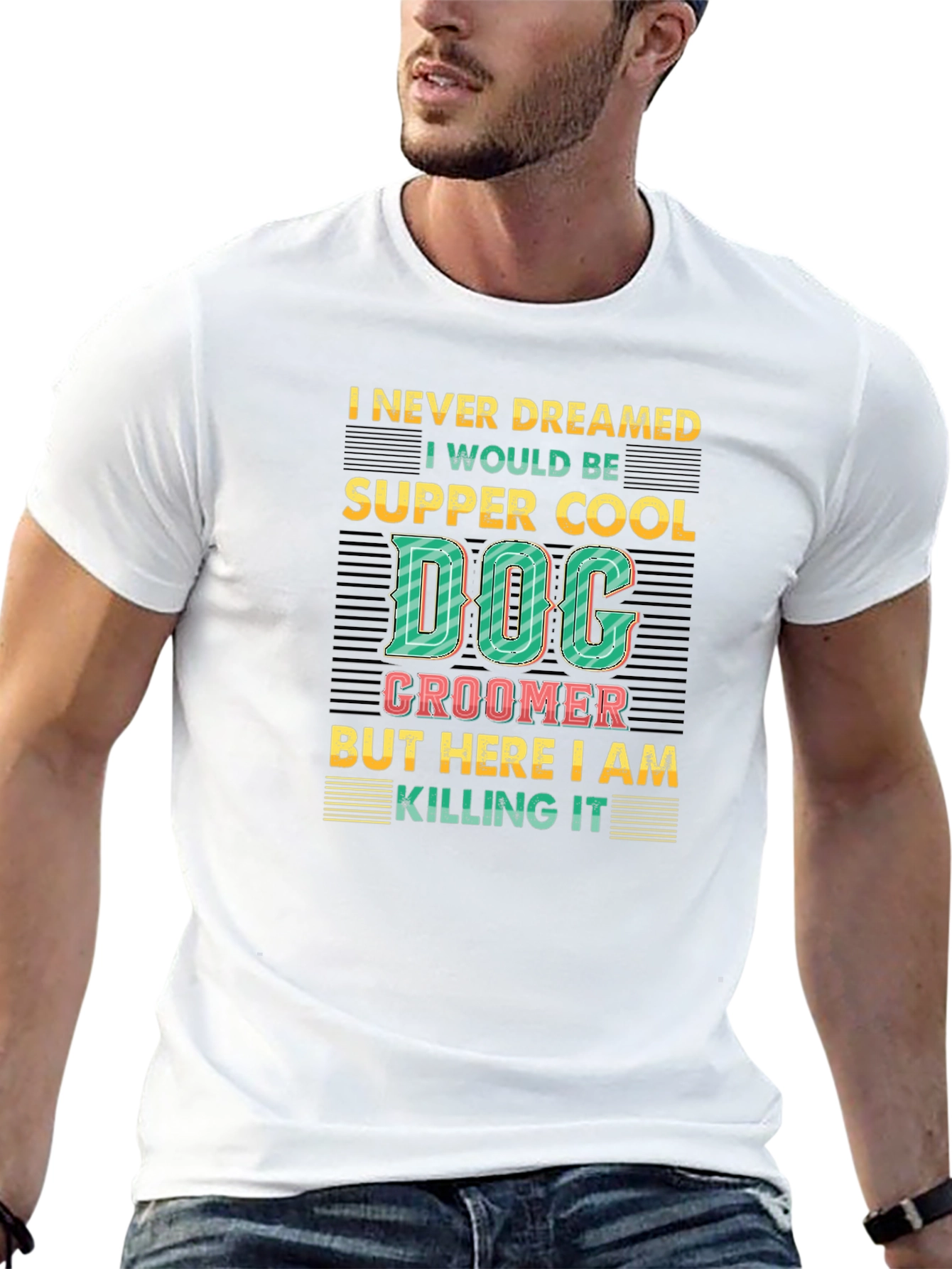 Dog Groomer T-Shirt - Supper Cool Design