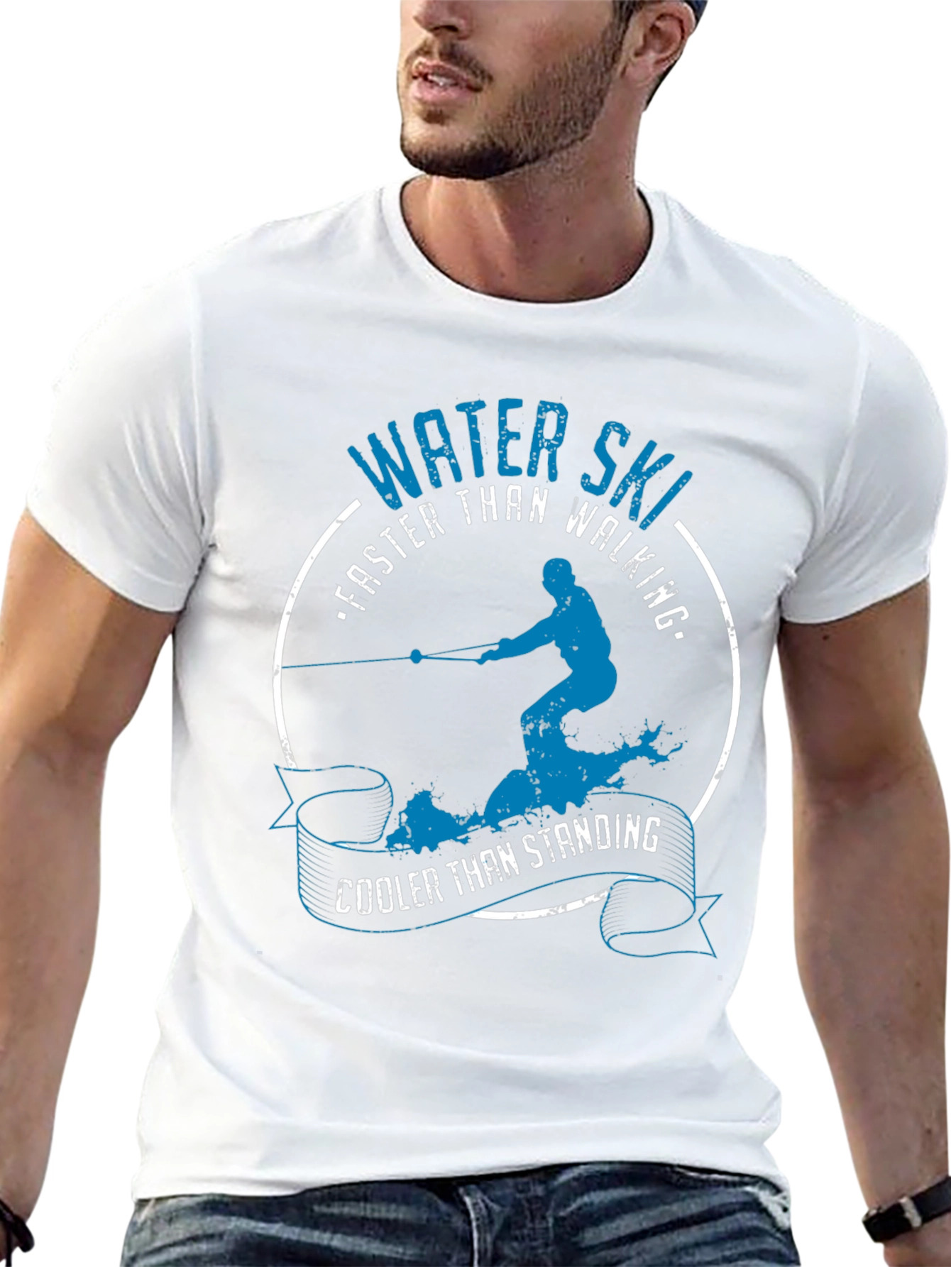 Water Skiing T-Shirt: Faster Cooler Than Ever!