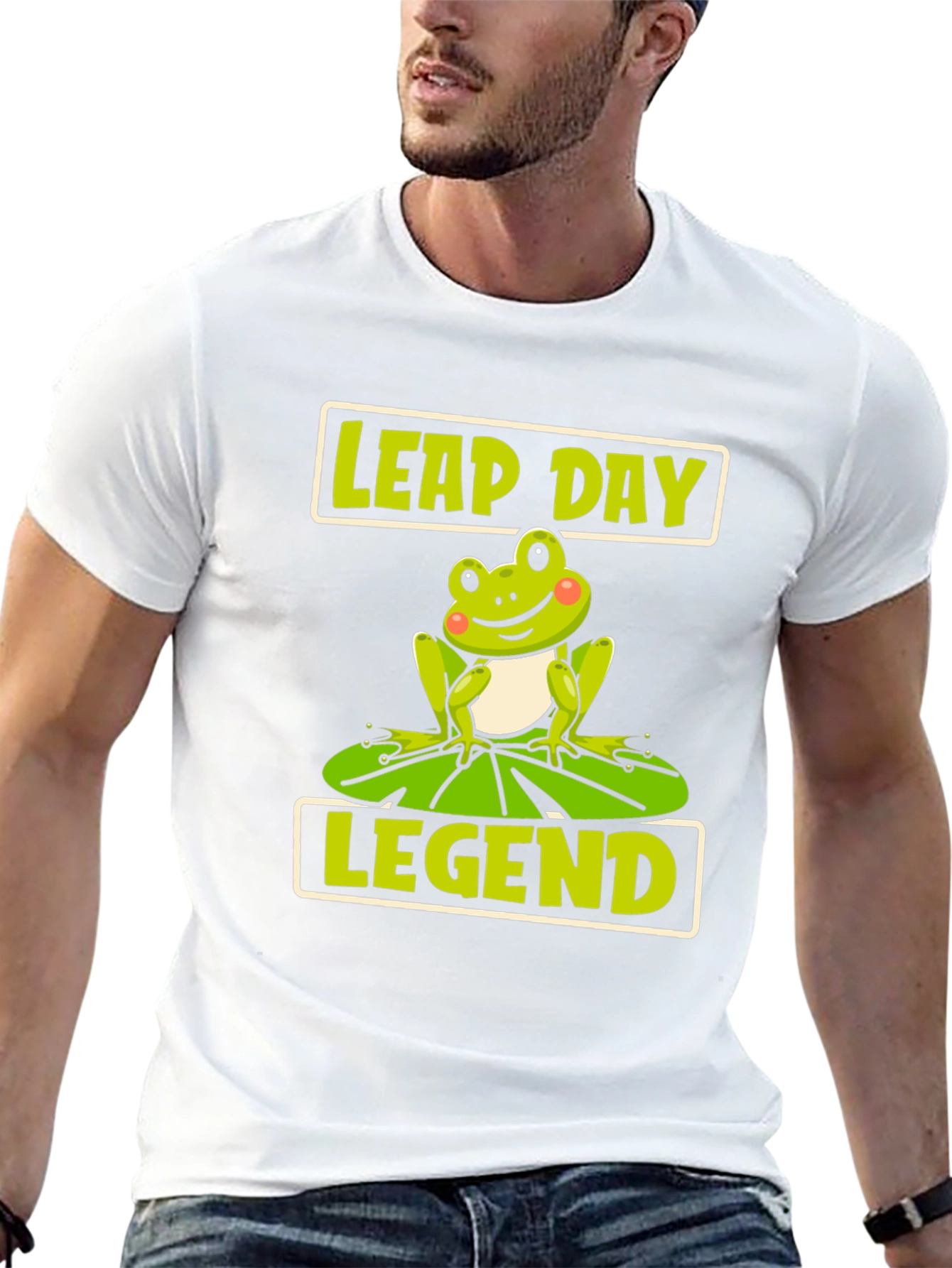 Leap Day Legend Frog Graphic T-Shirt