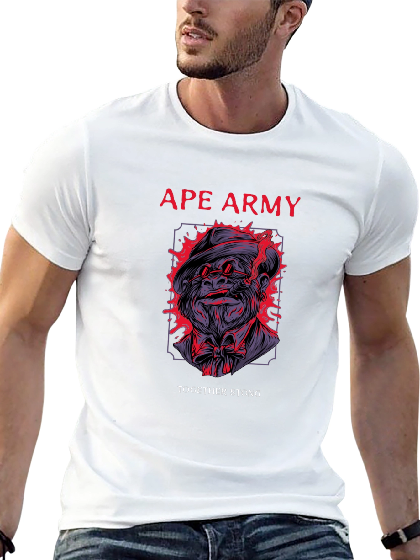 Ape Army Graphic T-Shirt - Together Strong