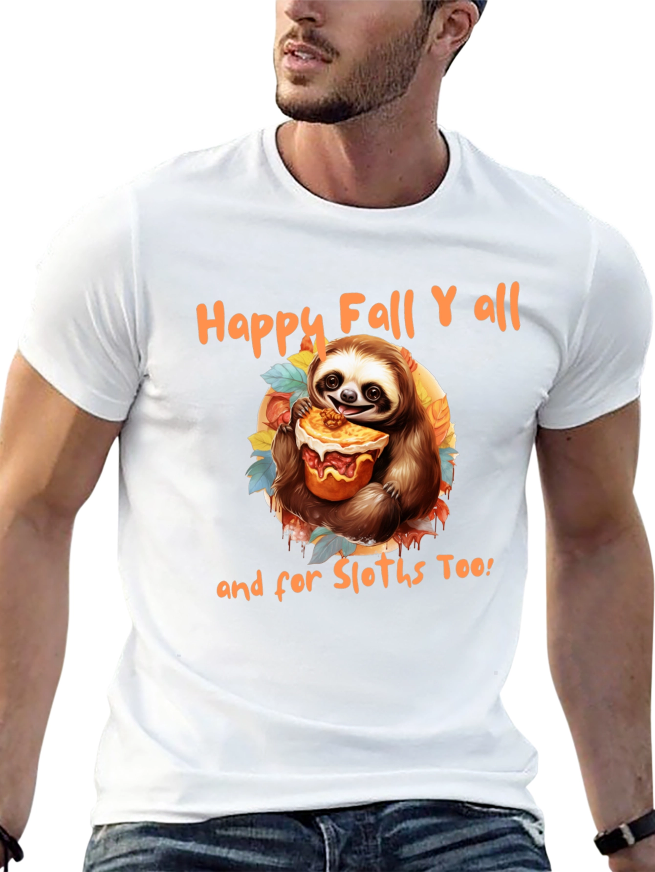 Happy Fall Yall Sloth T-Shirt