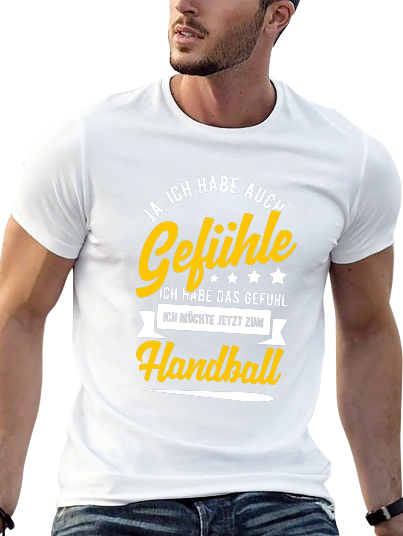 Handball Feelings T-Shirt - Black Cotton Tee