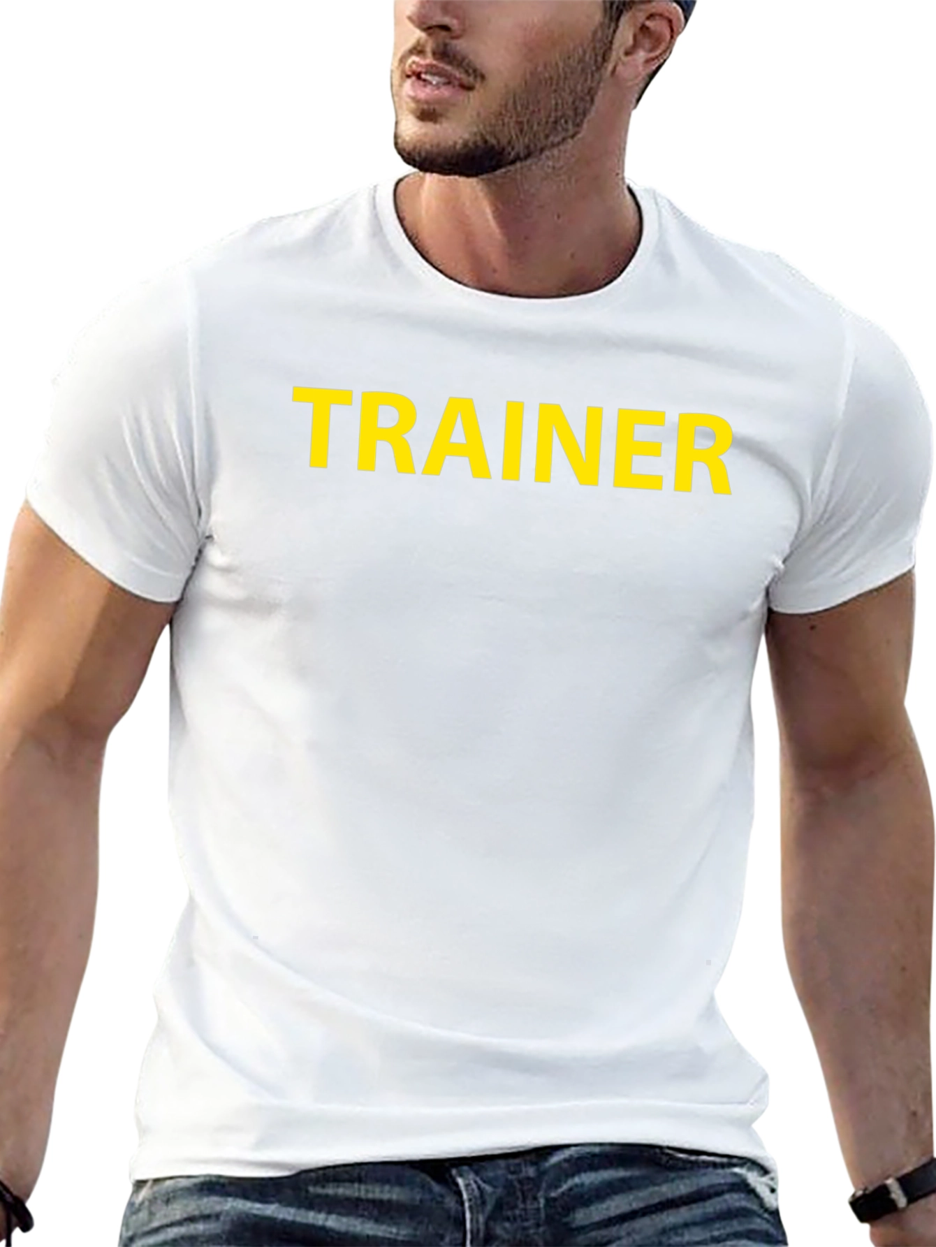 Trainer T-Shirt - Black Crew Neck Tee