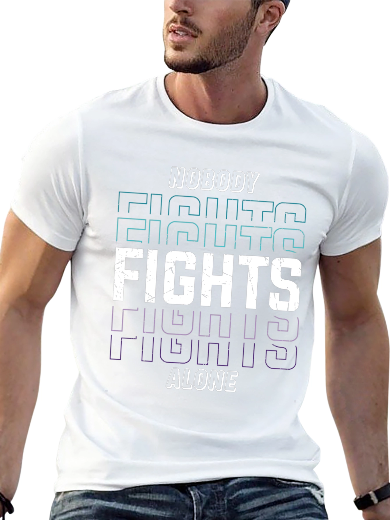 Nobody Fights Alone Graphic Tee