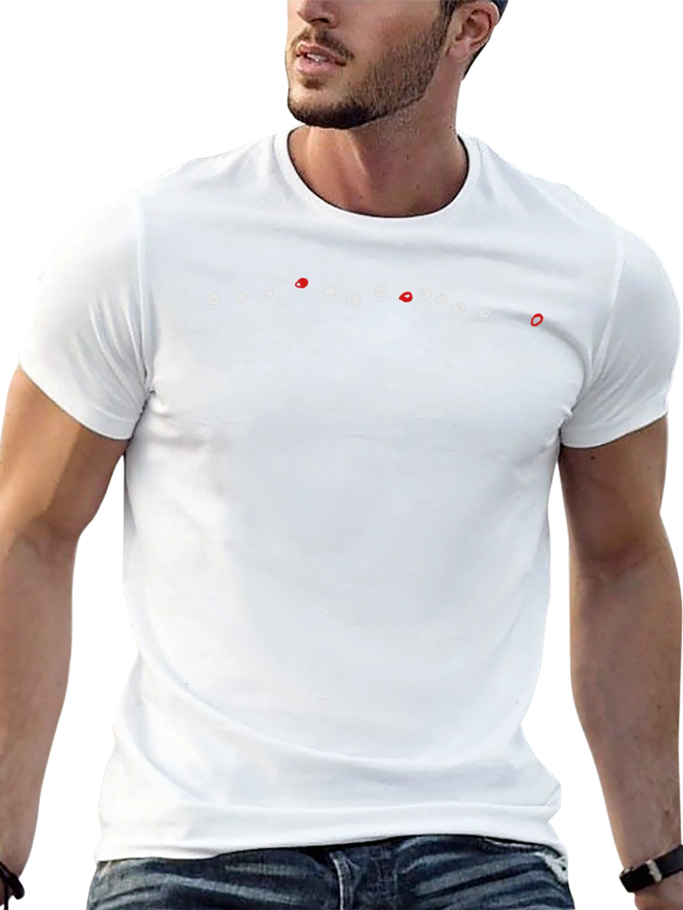Modern Black T-Shirt with Unique Graphic