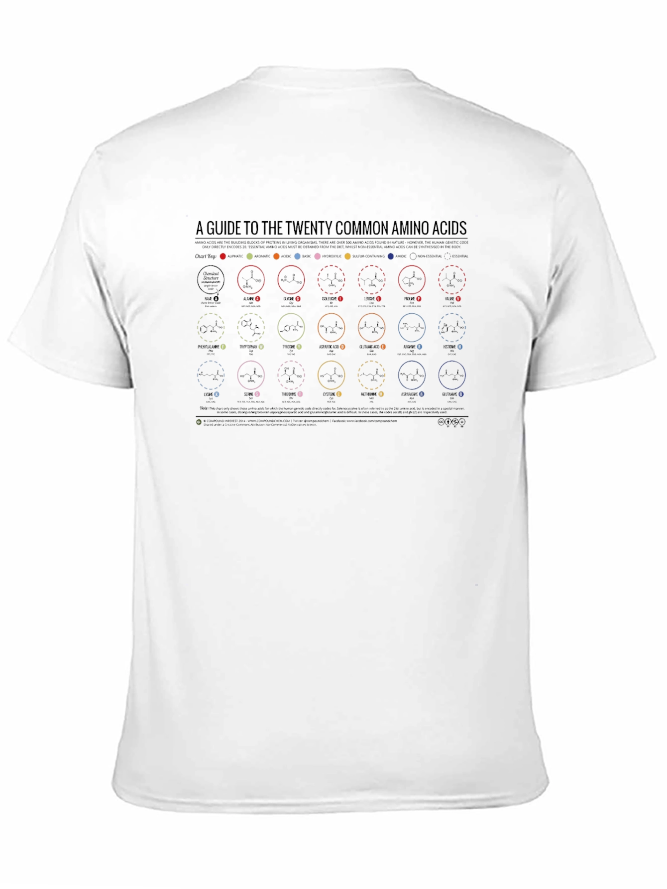 Amino Acids Guide Graphic Tee