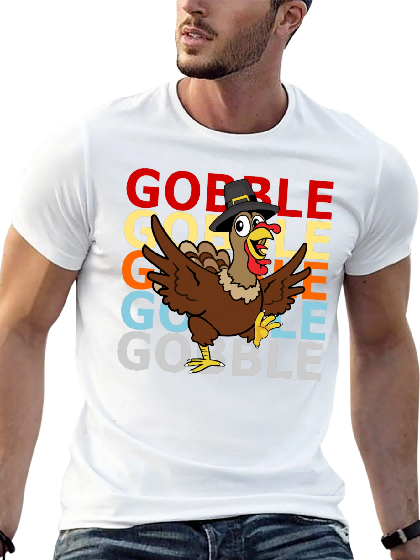 Funny Thanksgiving Turkey Gobble T-Shirt