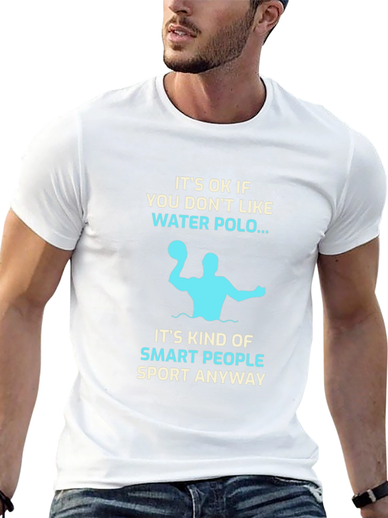 Funny Water Polo T-Shirt: Smart People Sport Tee