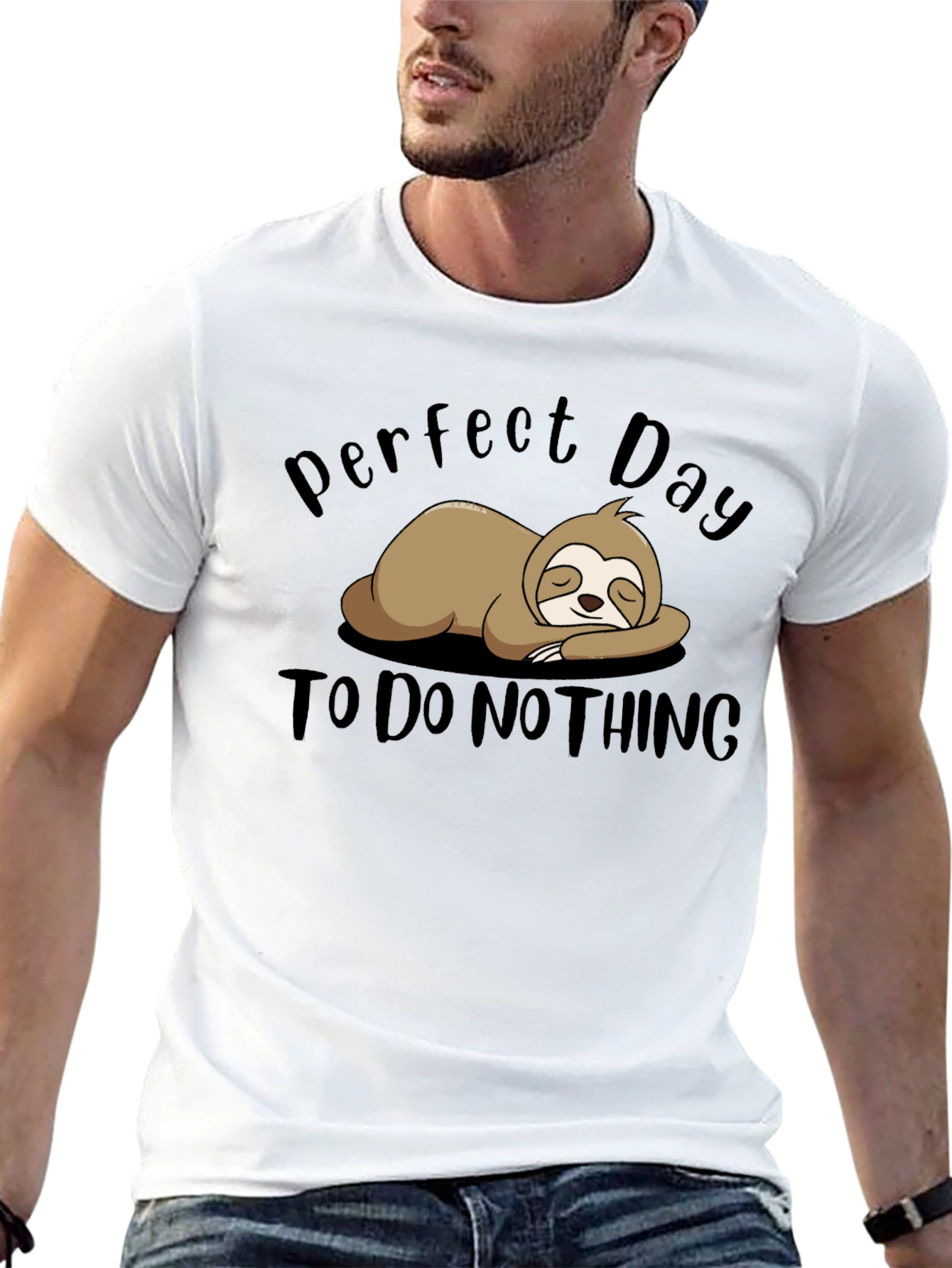 Perfect Day Sloth T-Shirt - Relaxed Comfort
