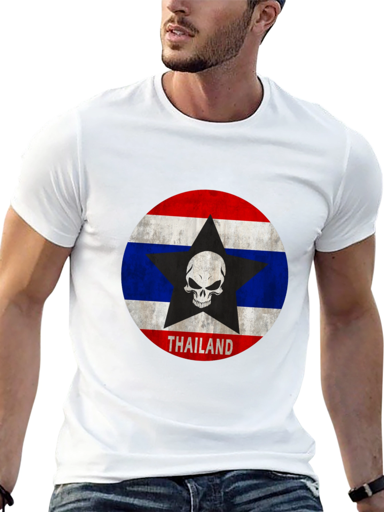 Thailand Skull Star T-Shirt