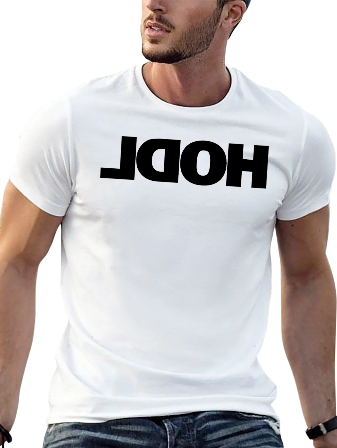 HODL Black T-Shirt - Crypto Investor Apparel