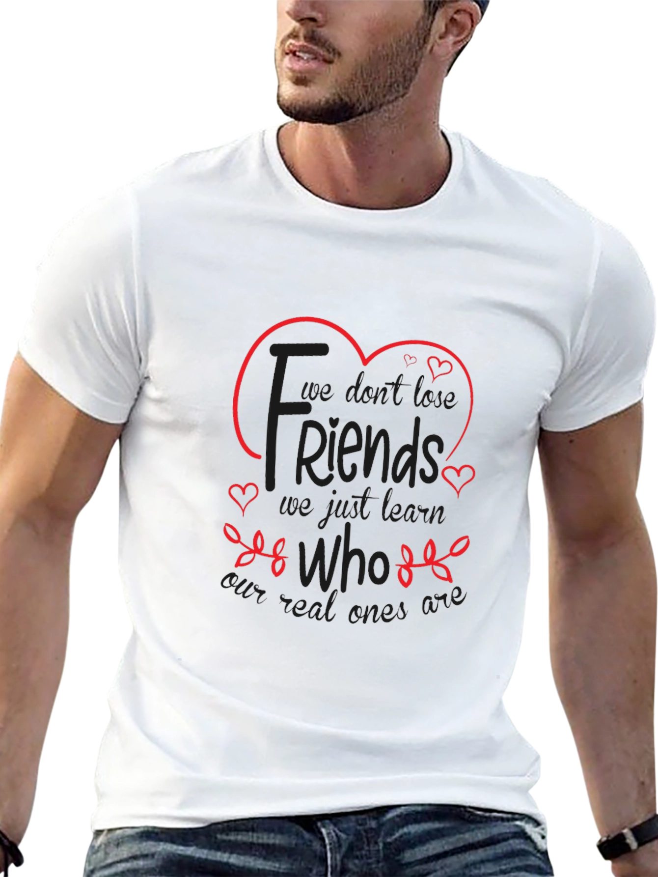 Friendship Heart Graphic T-Shirt