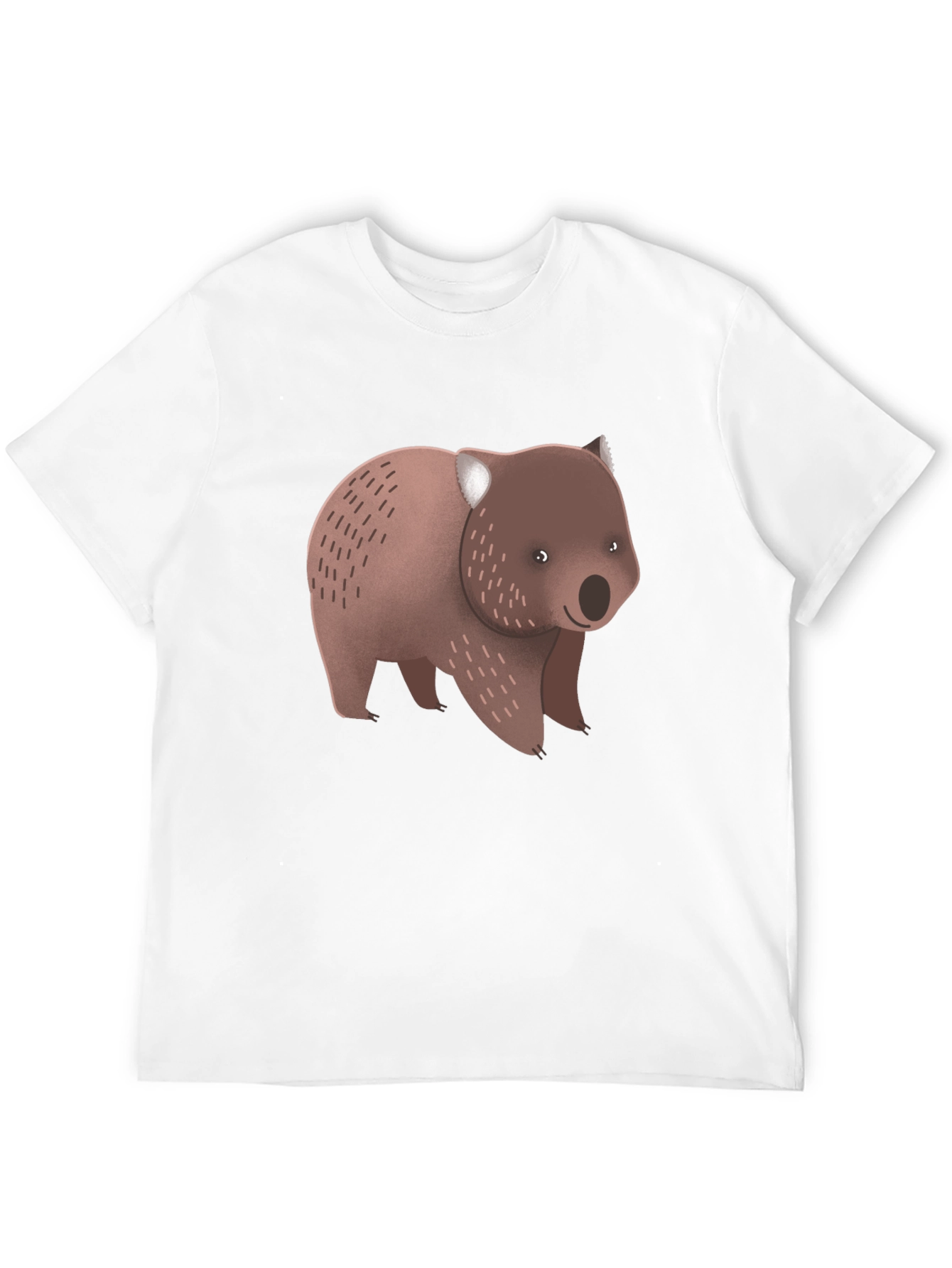 Wombat Graphic Tee - Unisex Black T-Shirt