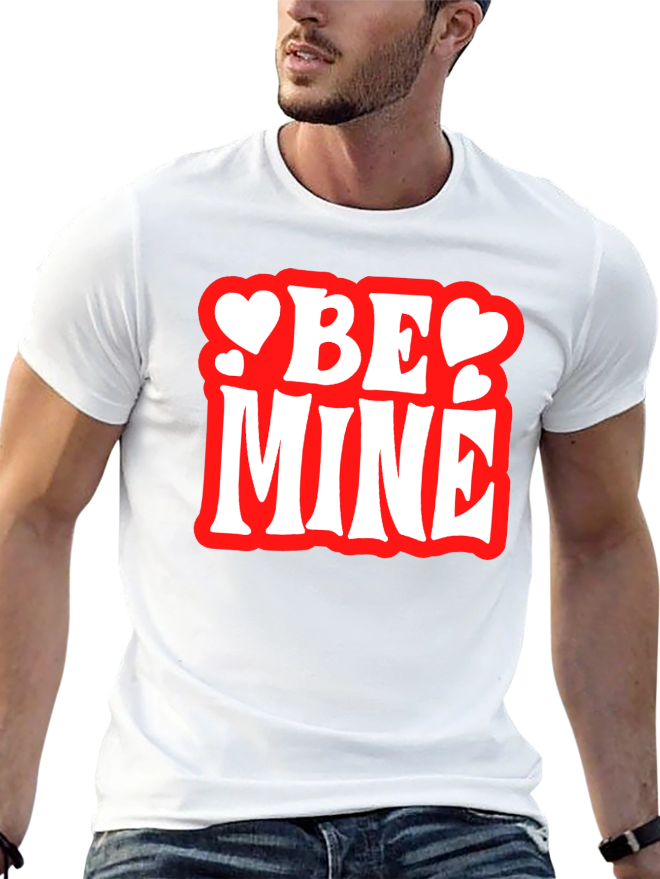 Be Mine Valentines Day Graphic T-Shirt
