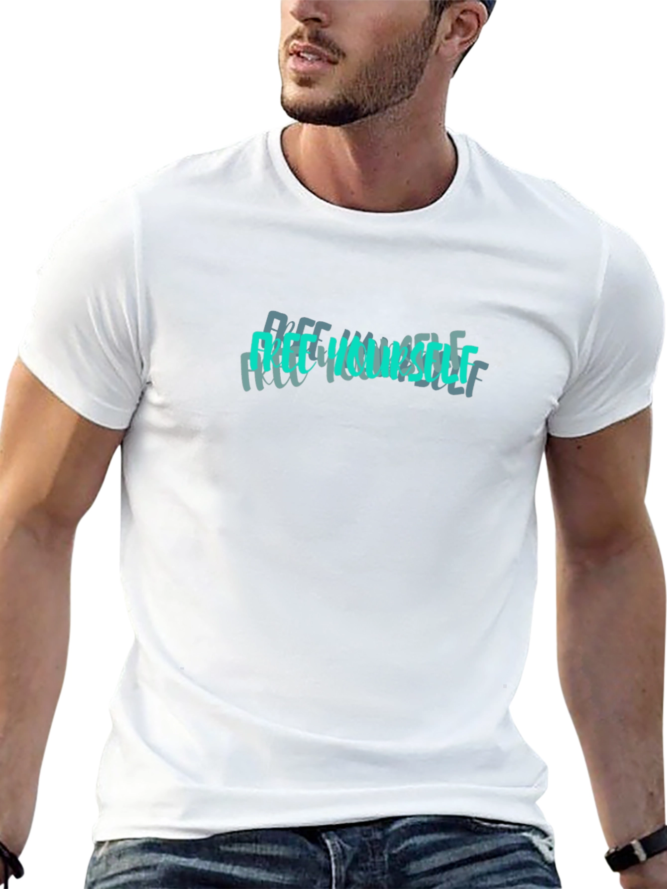 Free Yourself Graphic Tee - Black