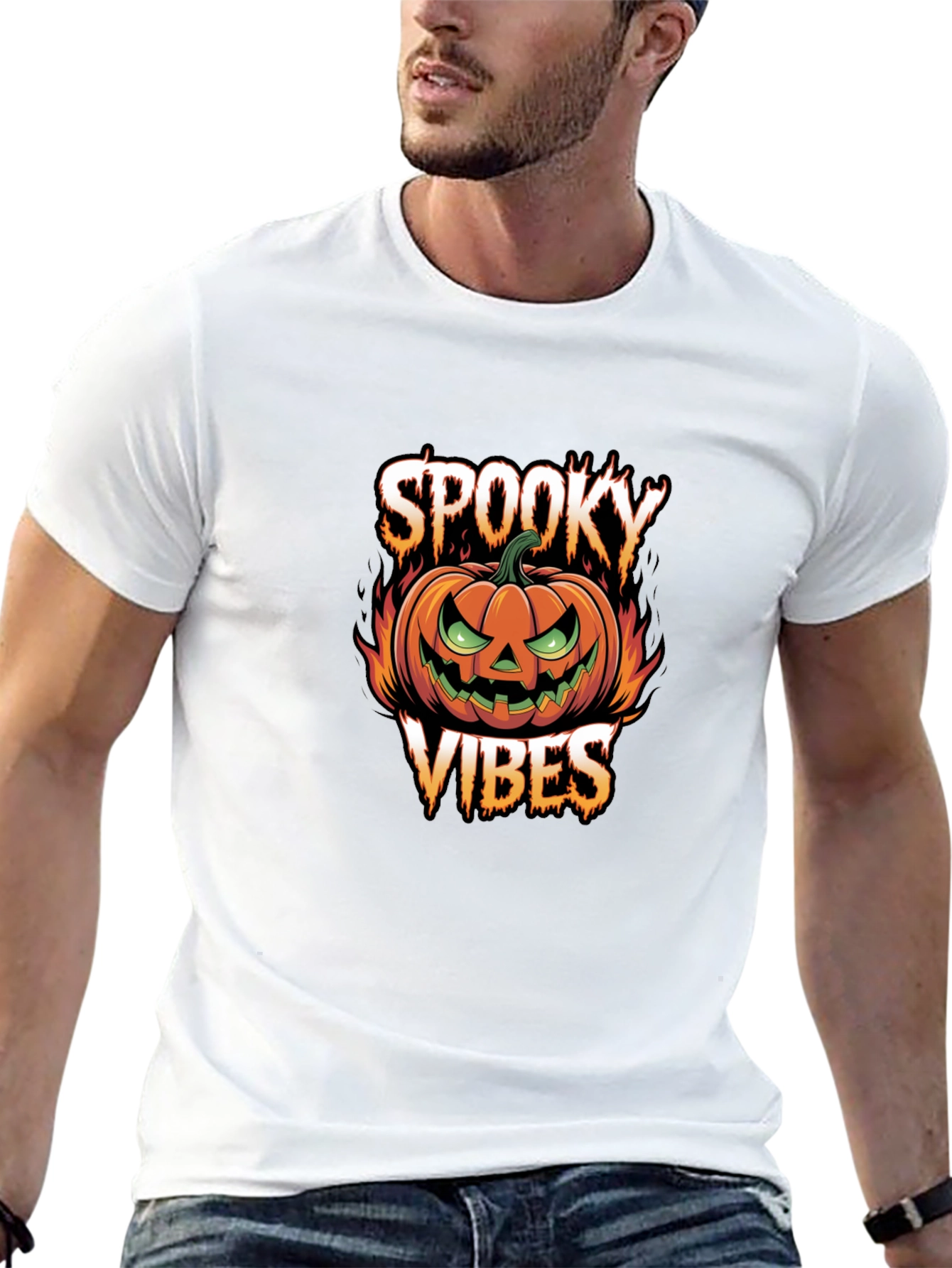 Spooky Vibes Halloween T-Shirt