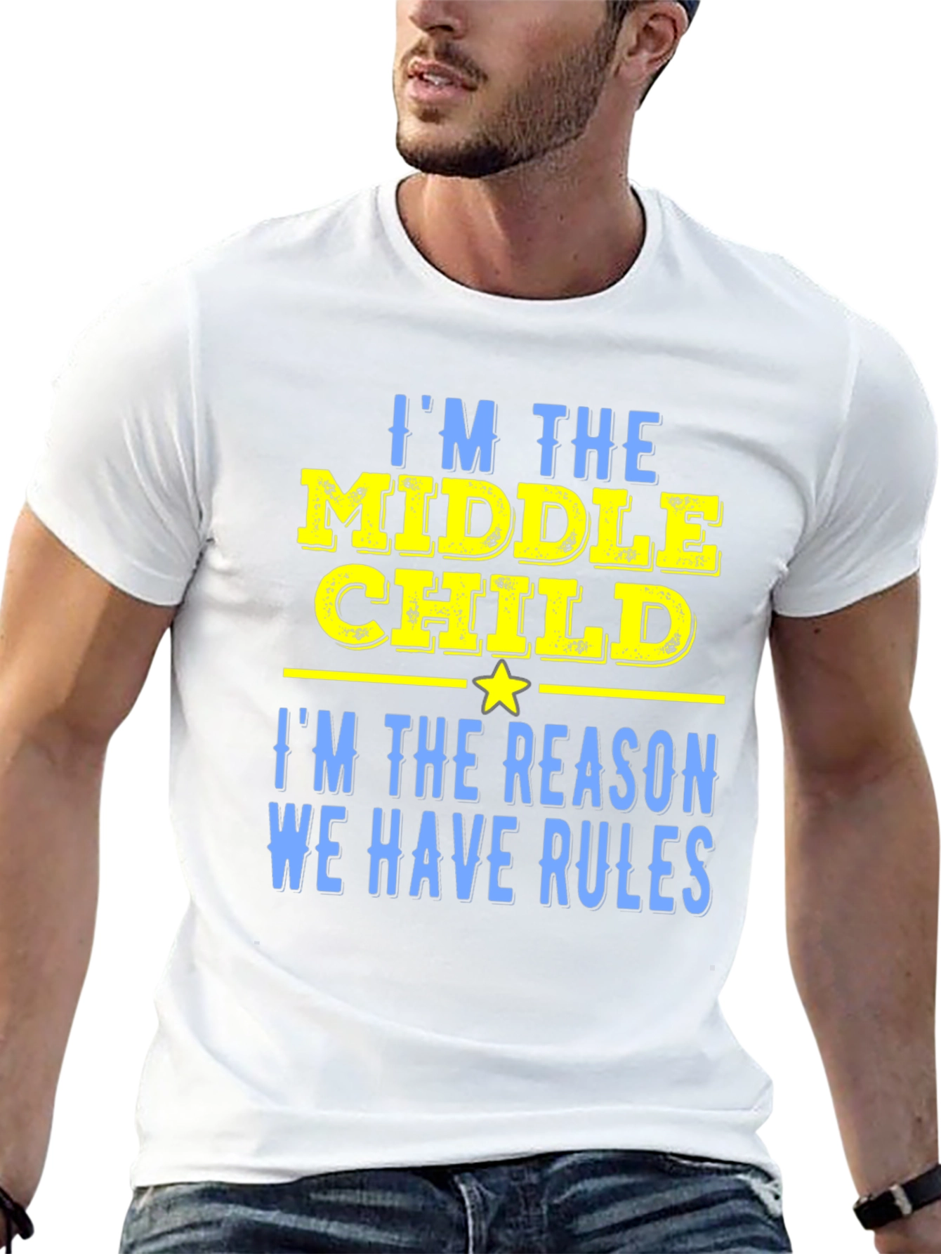 Middle Child Rules Graphic Tee