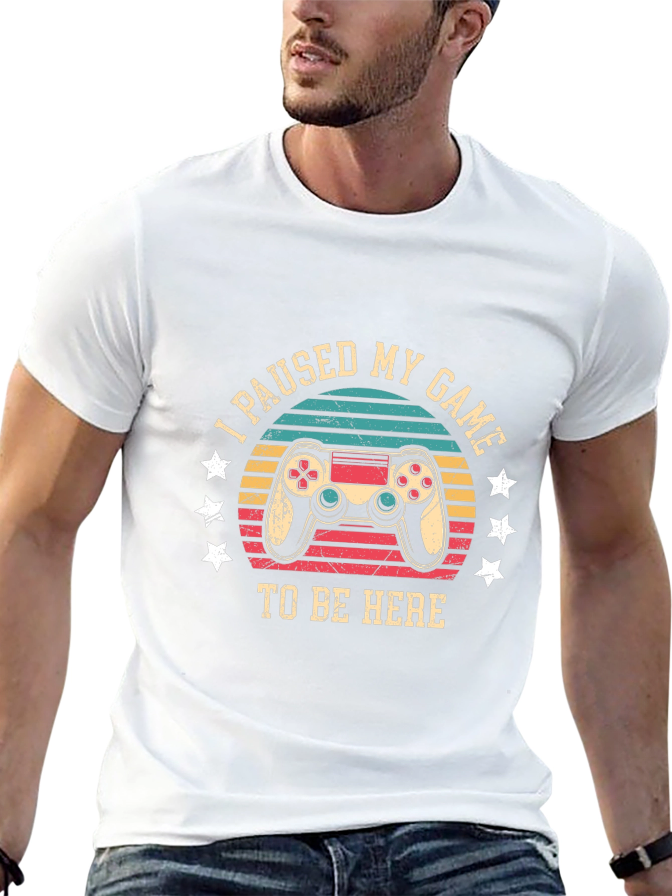 I Paused My Game T-Shirt Retro Gamer Tee