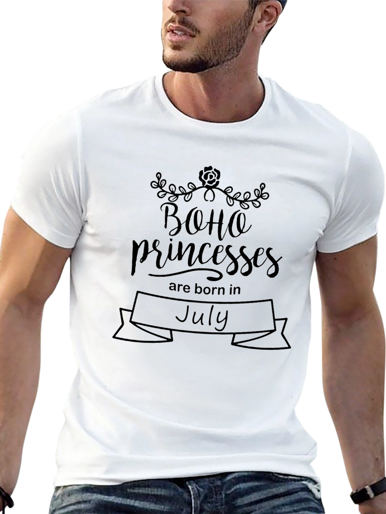 Boho Princesses July Birthday T-Shirt