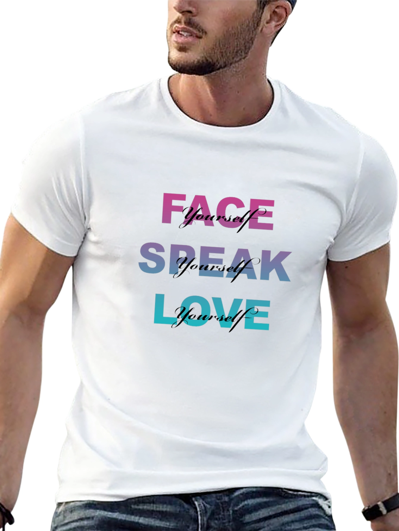 Face Speak Love T-Shirt - Unique Design Tee