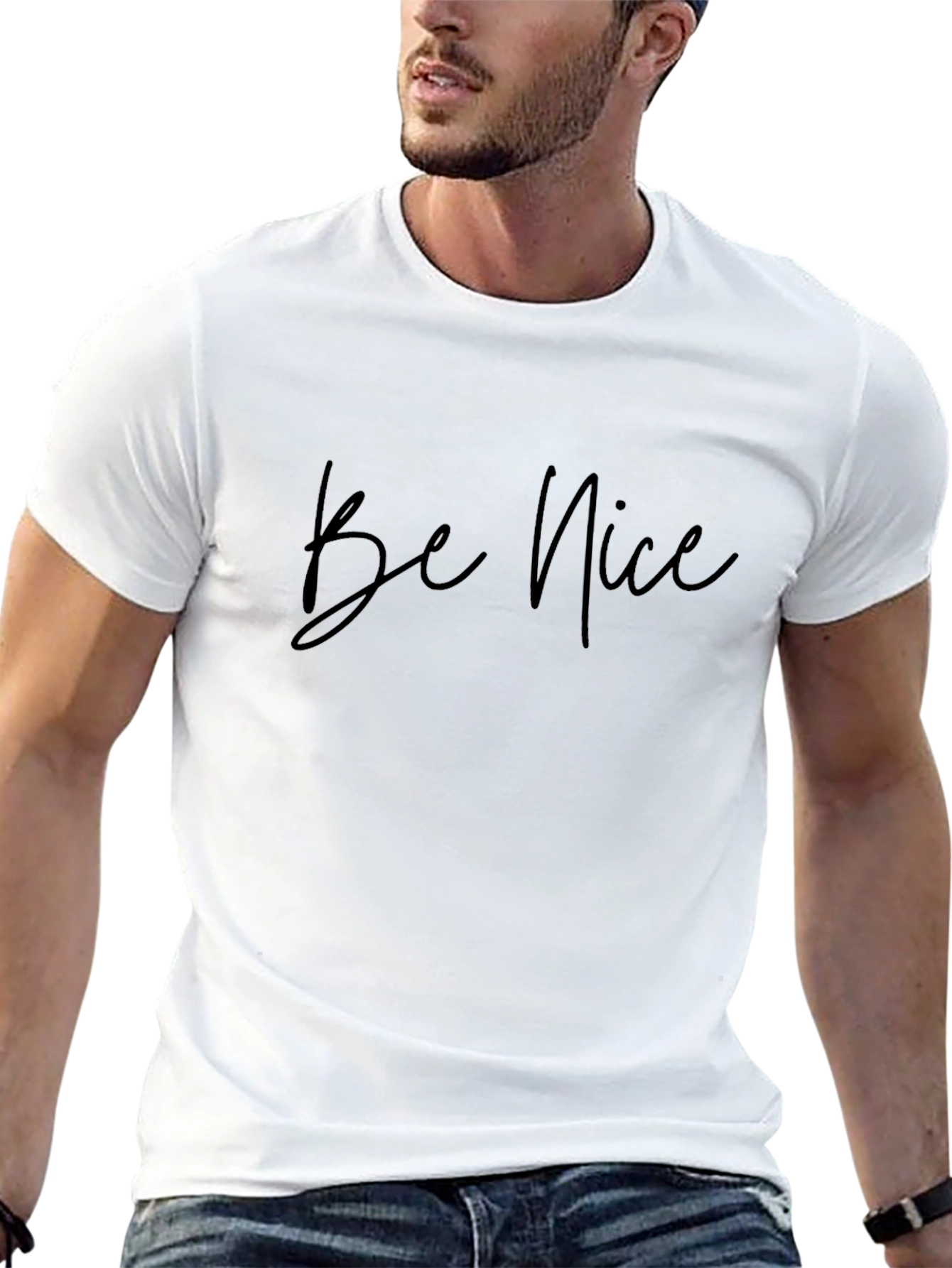 Be Nice Black T-Shirt - Casual Comfort