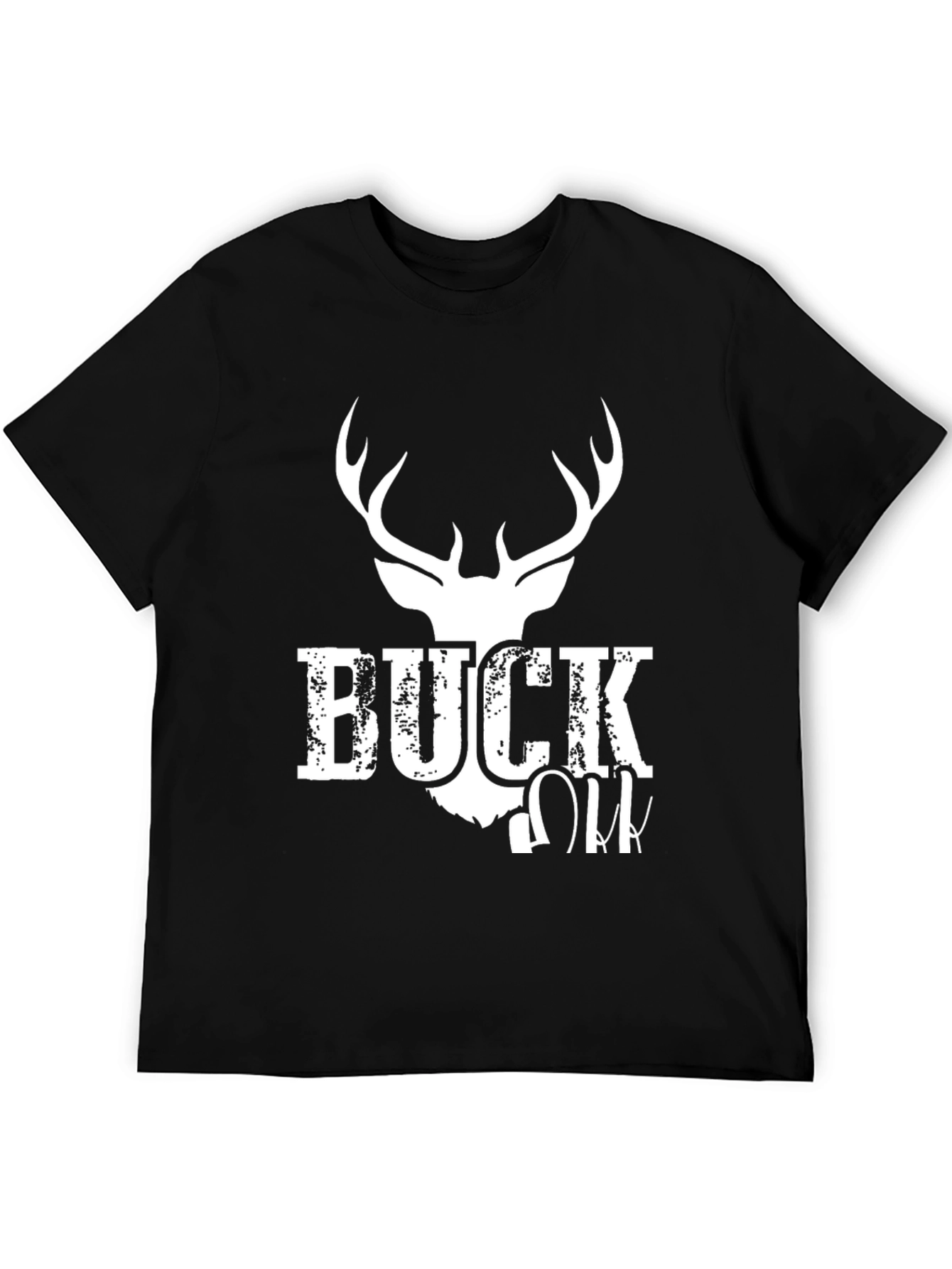 Buck Deer Graphic Print T-Shirt