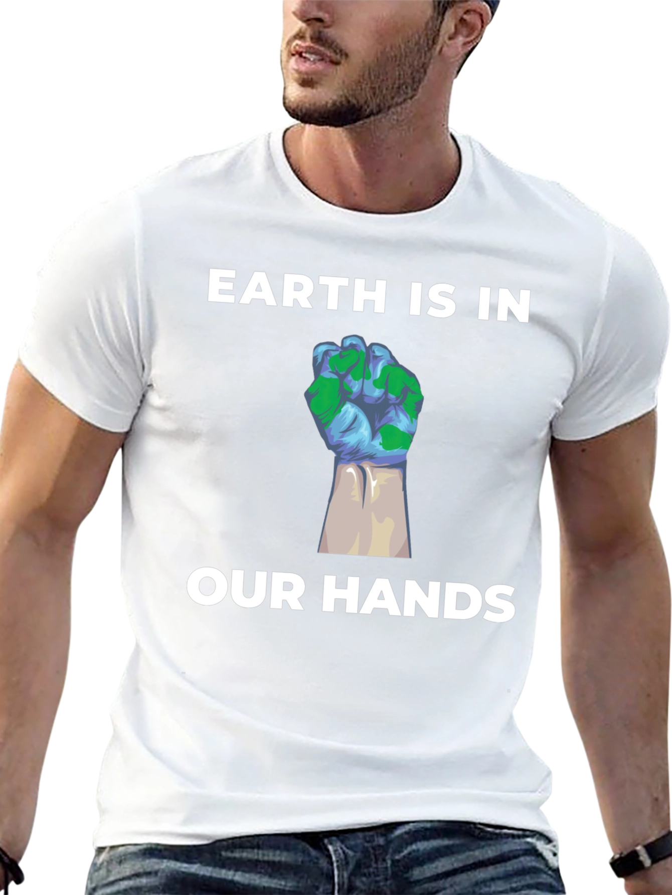 Earth is in Our Hands Graphic T-Shirt