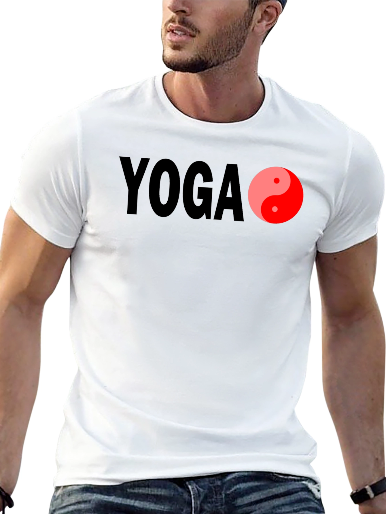 Yoga Yin Yang Graphic Tee - Comfort Fit