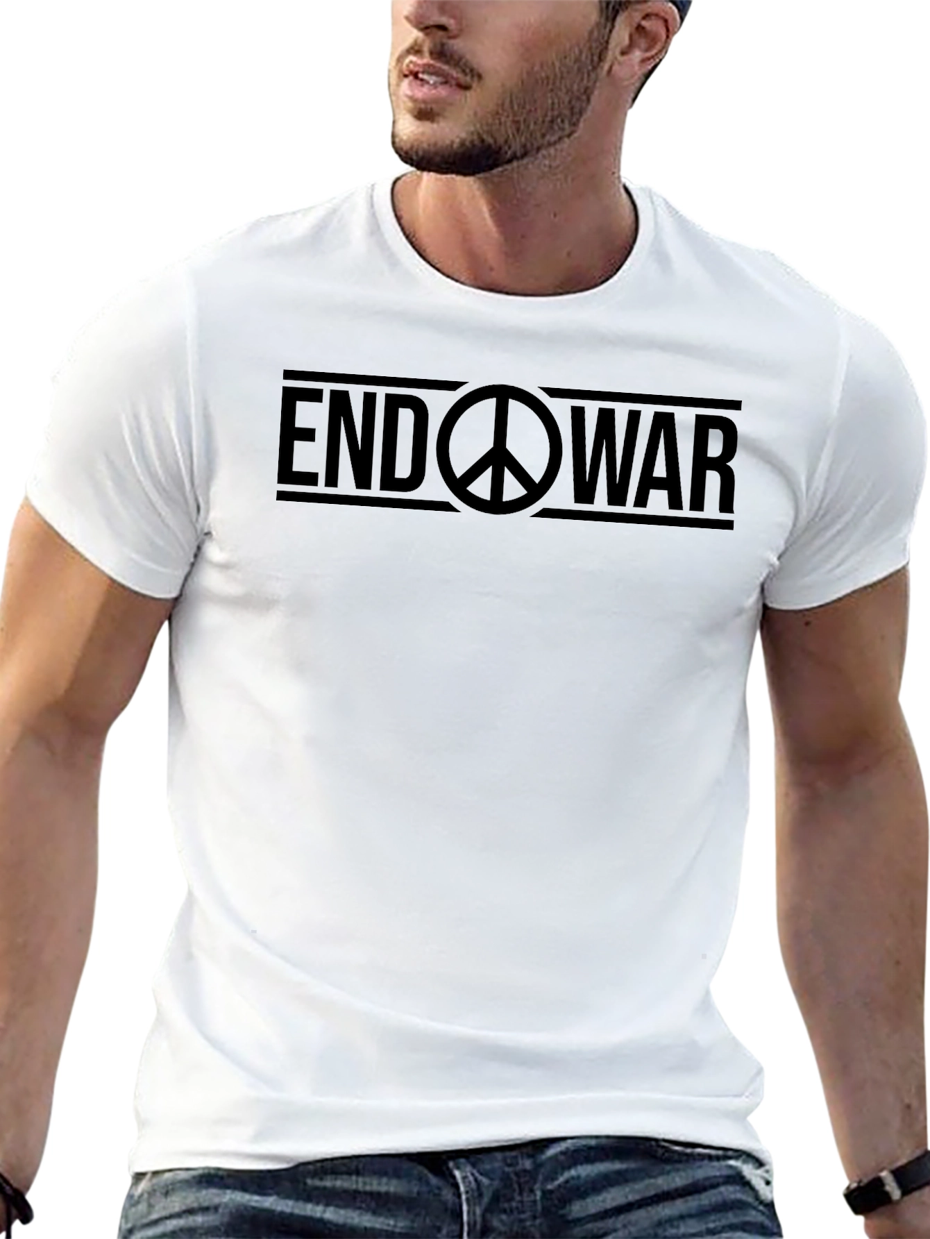 End War Graphic Tee - Peace Movement T-Shirt
