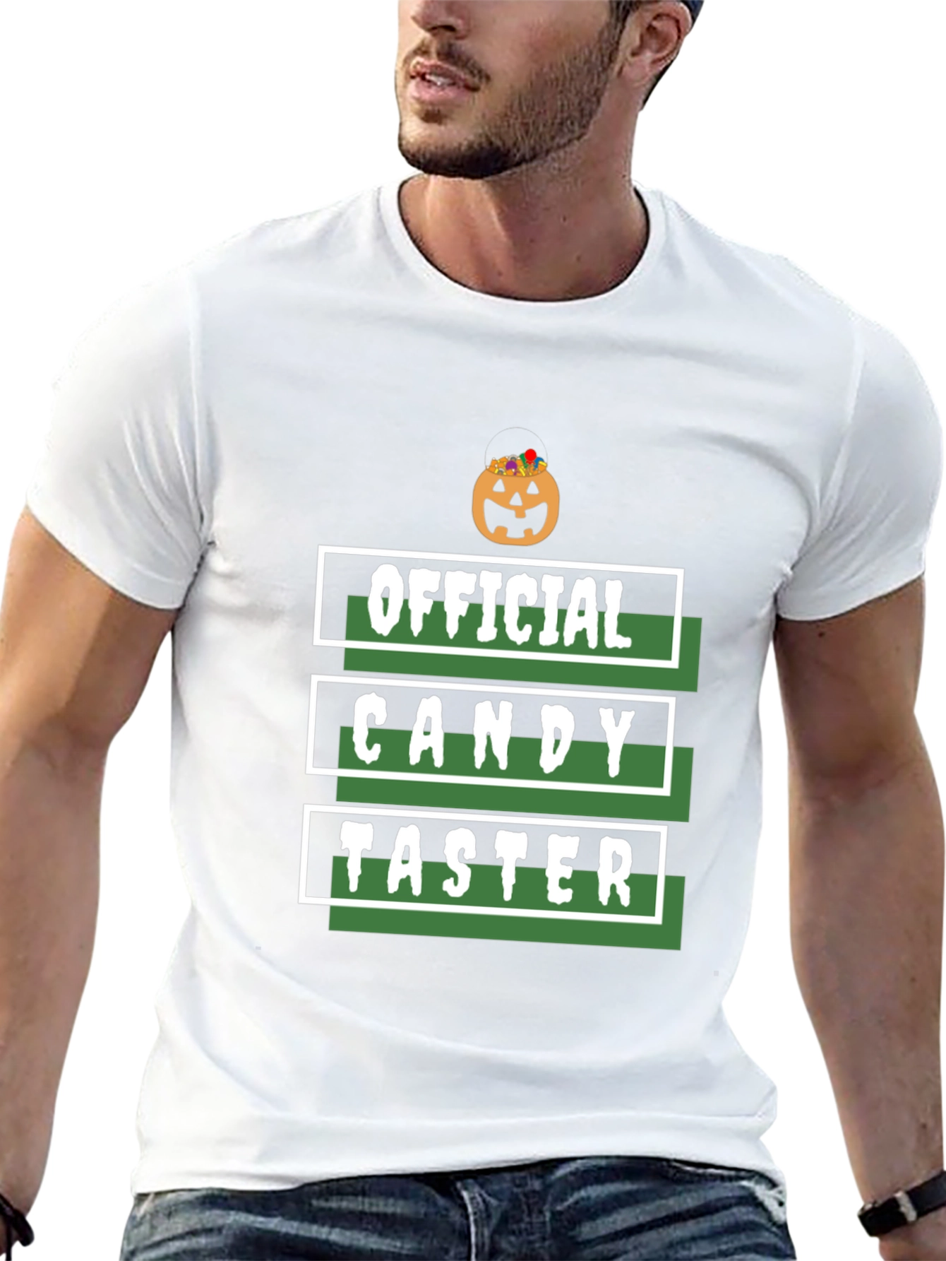 Official Candy Tester Halloween Graphic T-Shirt