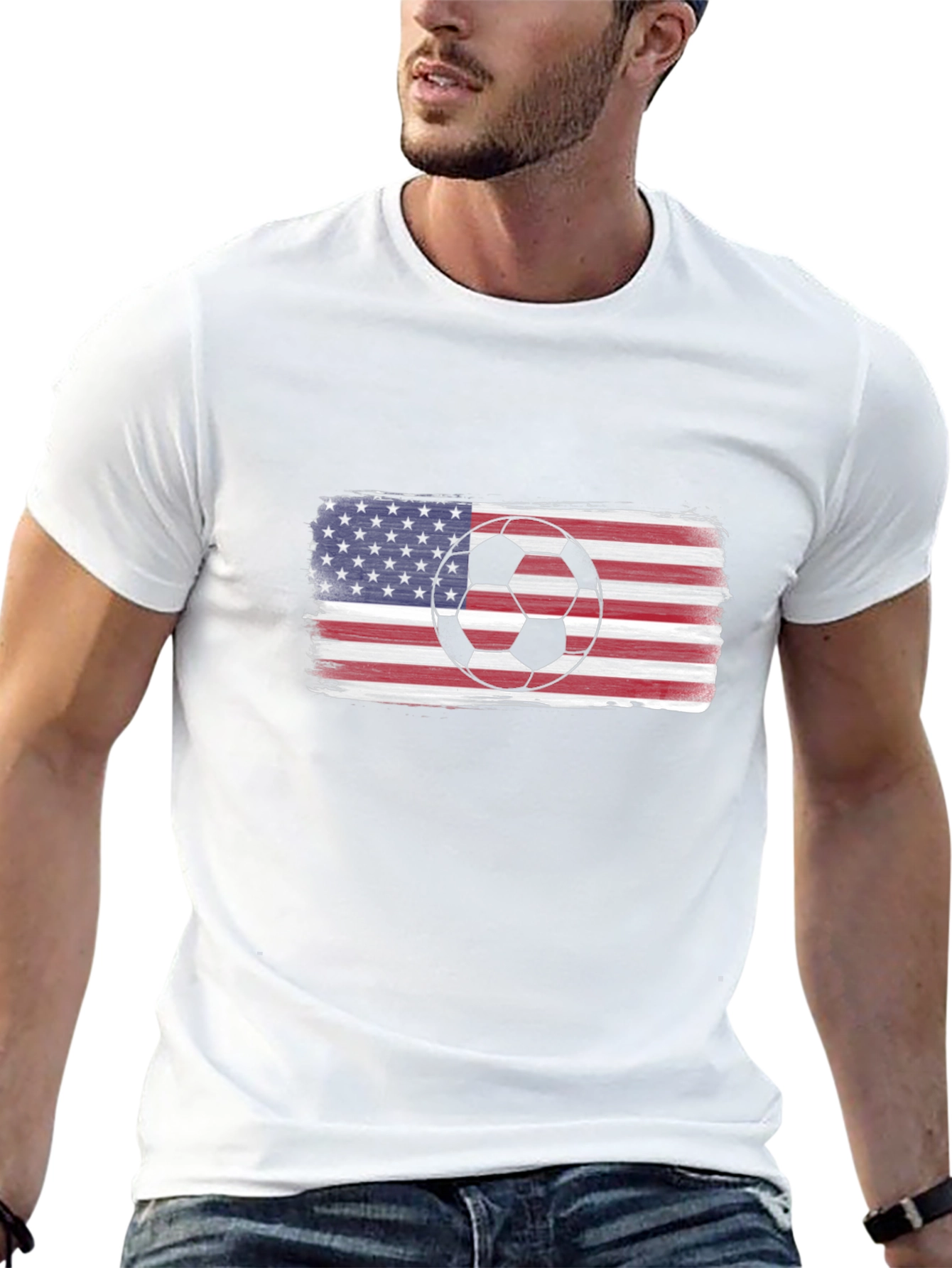 USA Soccer Pride Tee - Patriotic Graphic T-Shirt
