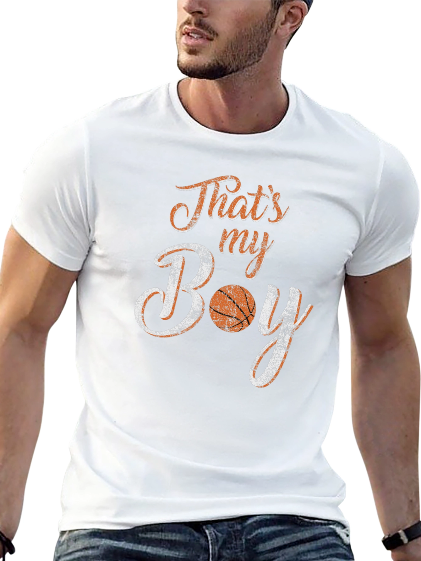 Thats My Boy Basketball Graphic Tee