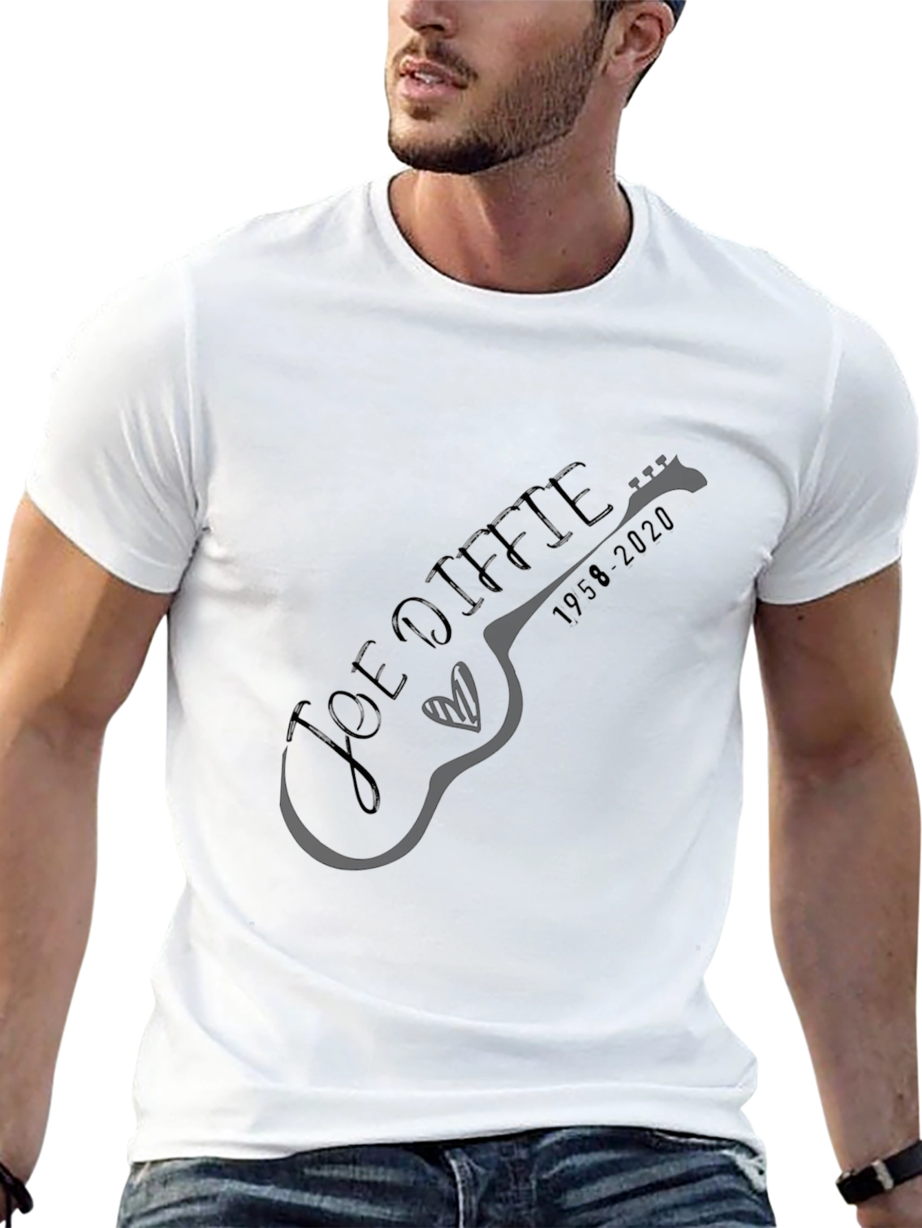 Joe Diffie Memorial Guitar T-Shirt